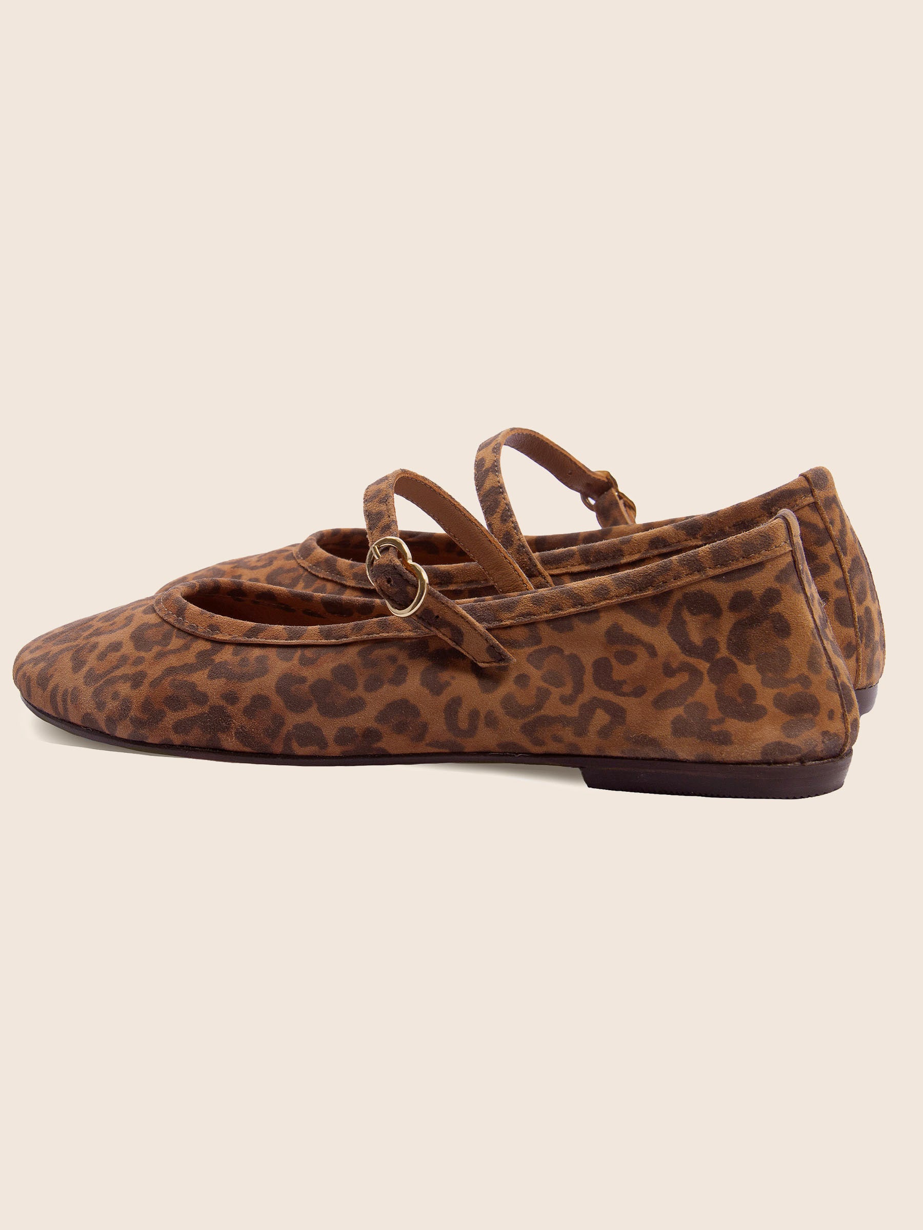 vue arriere babies plates cuir daim leopard jules jenn