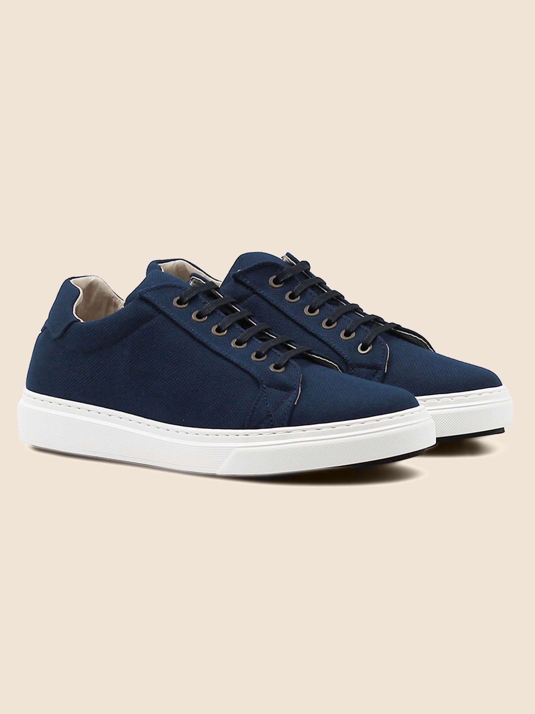 baskets recyclees homme bleu jules jenn