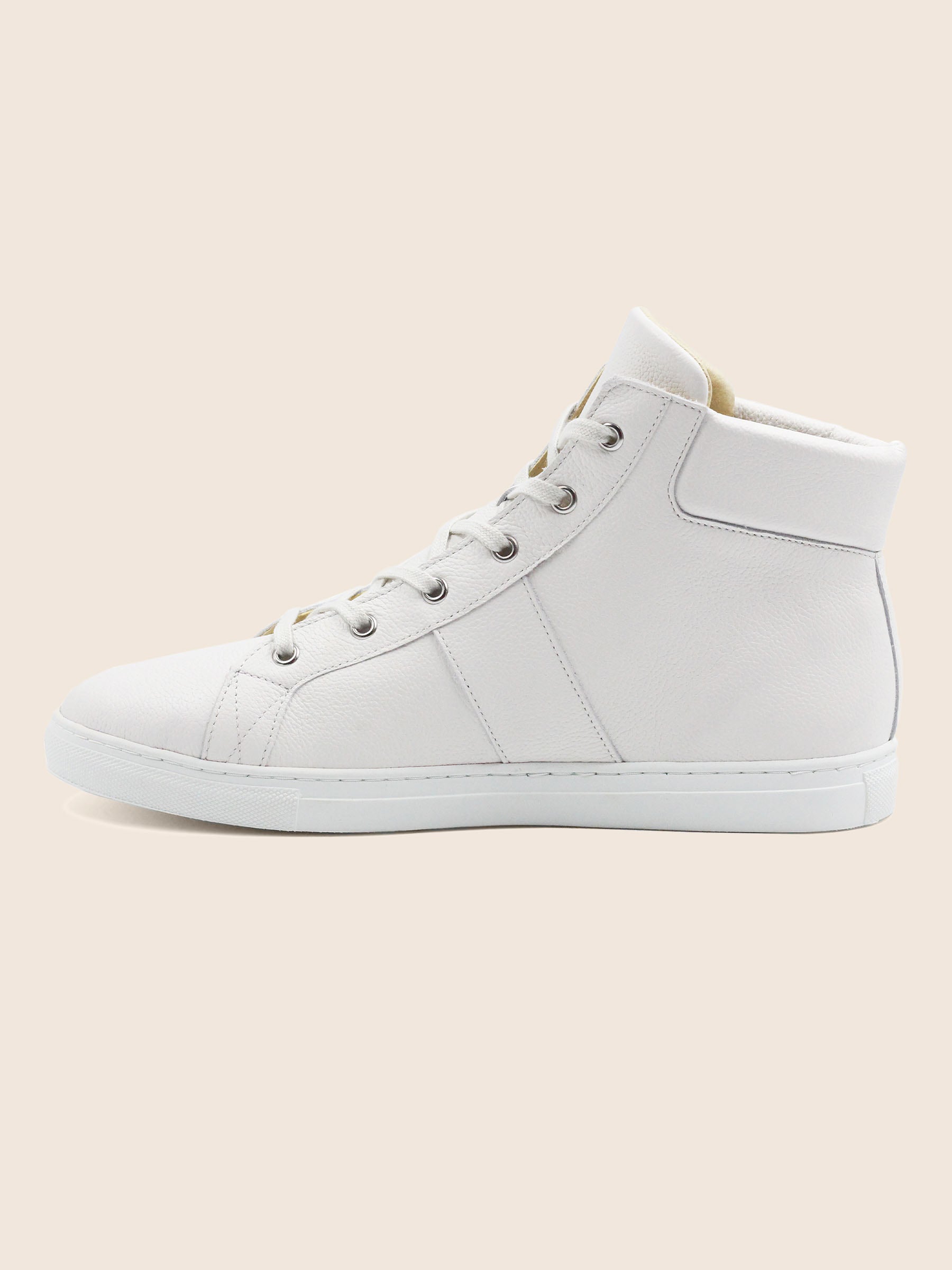 vue interieur baskets montantes made in france cuir graine blanc jules jenn