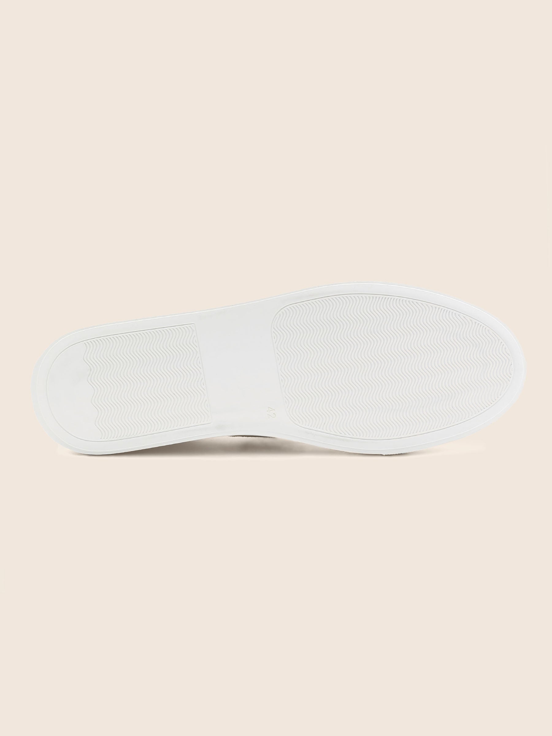 vue dessous baskets montantes made in france cuir graine blanc jules jenn