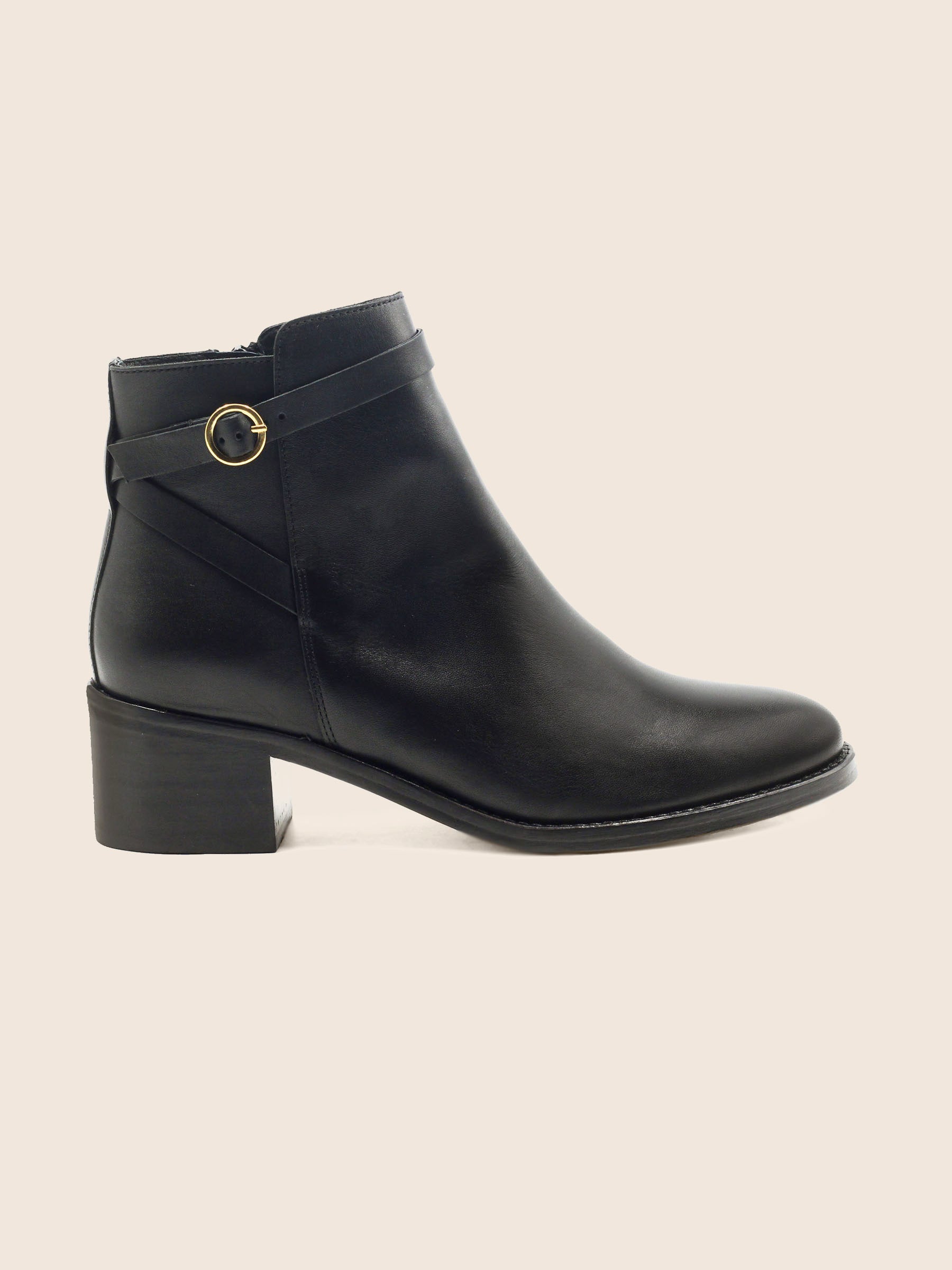 vue extérieur bottines cavalière cuir noir jules jenn