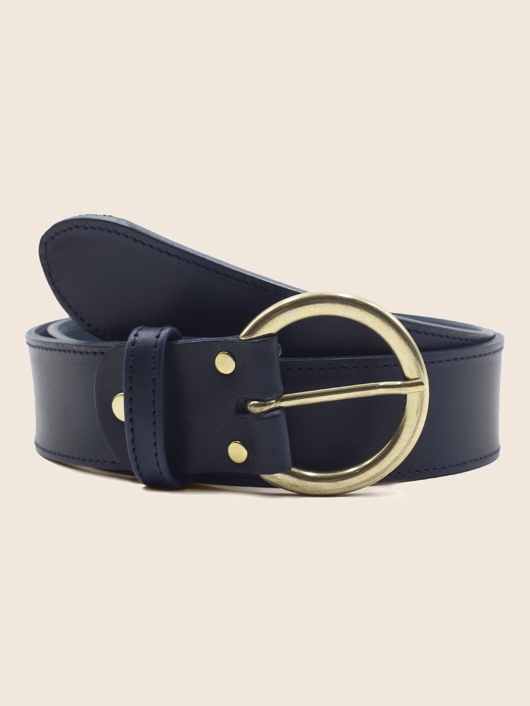 ceinture boheme cuir bleu jules jenn