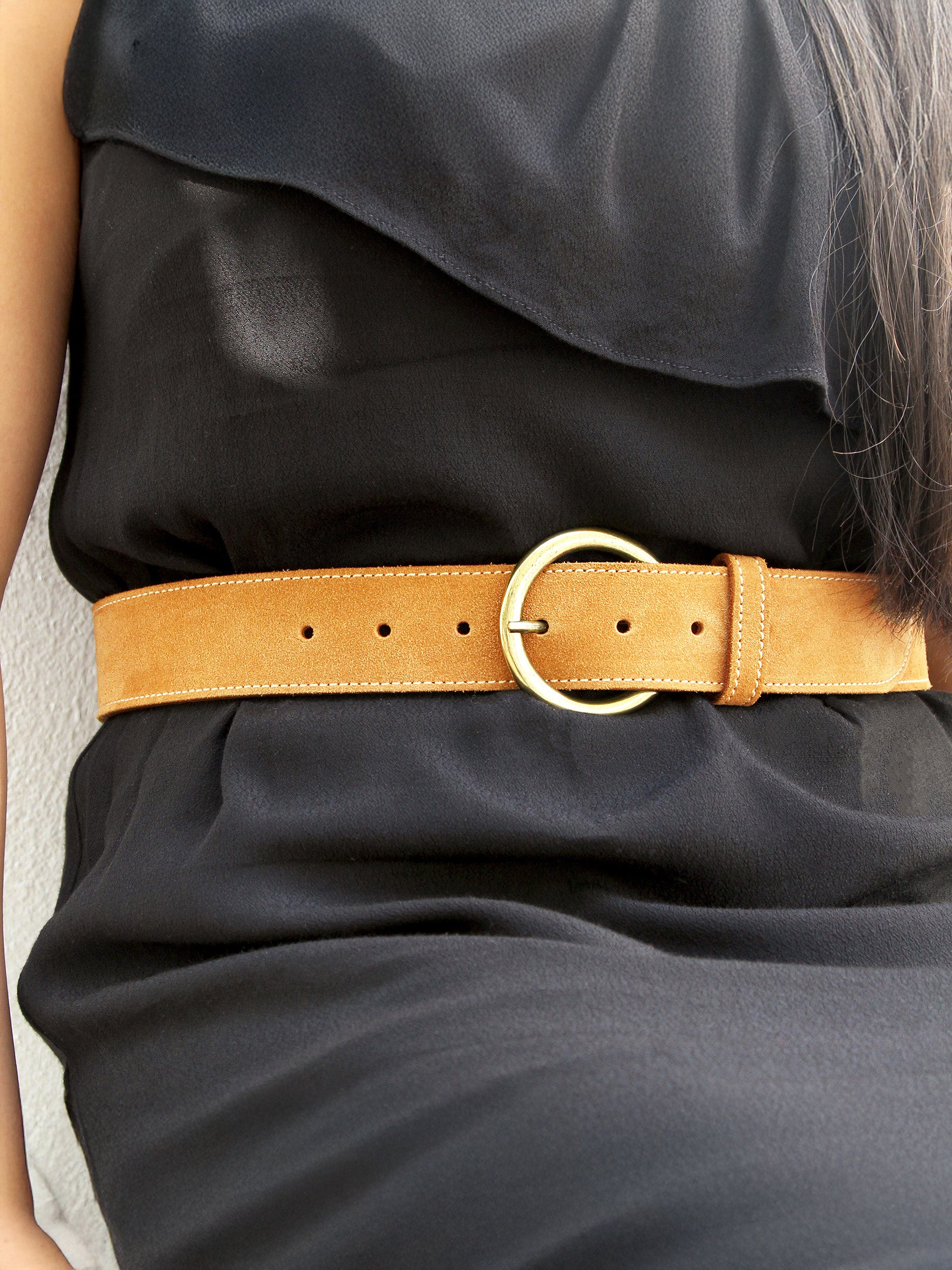 vue portée ceinture boheme cuir diam camel jules jenn