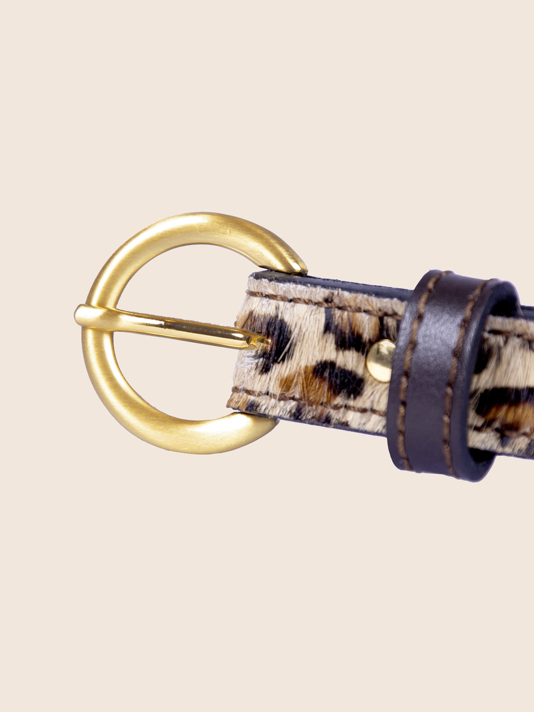 vue boucle ceinture boucle d or cuir leopard jules jenn