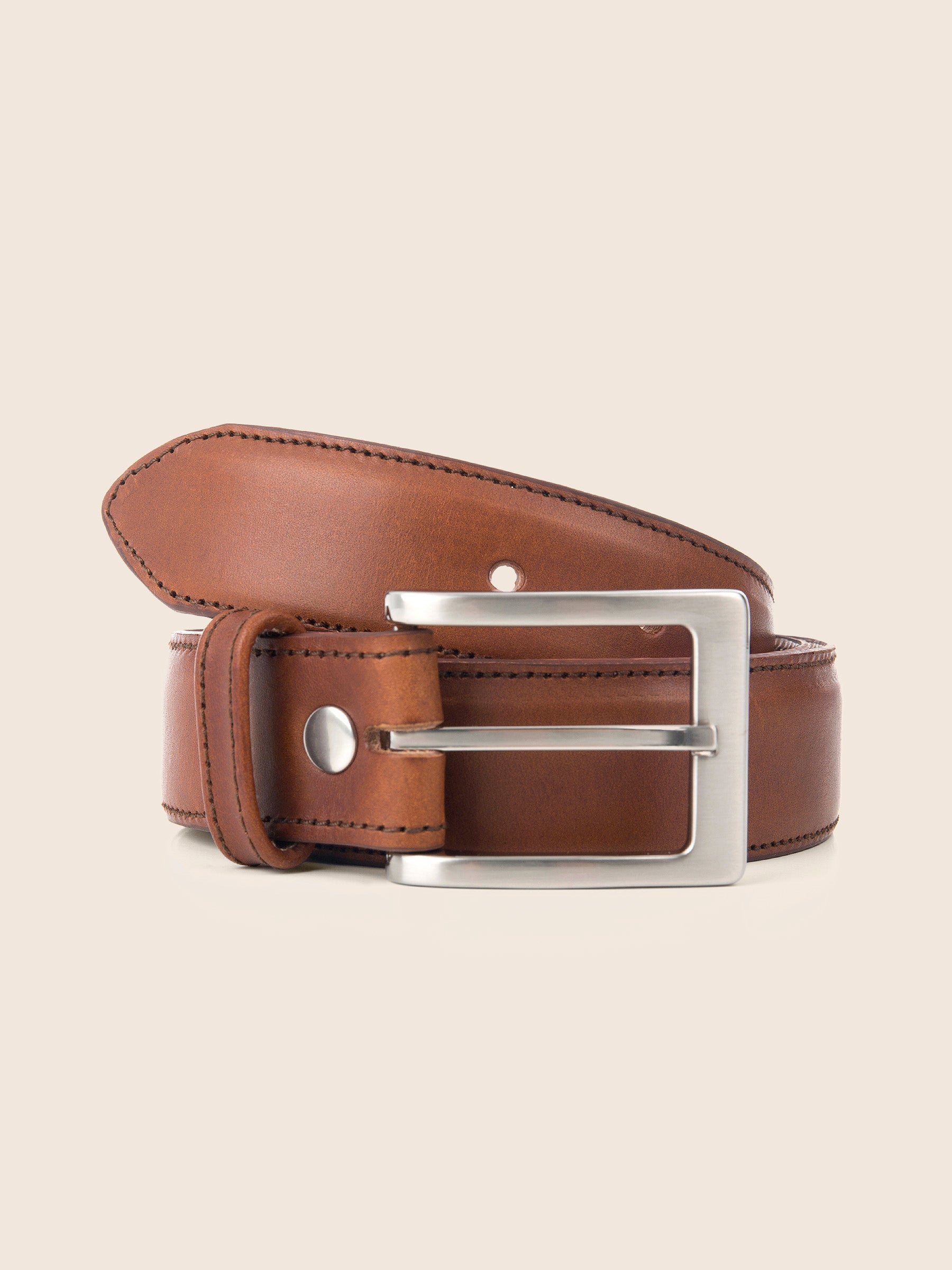 ceinture homme cuir cognac classique Jules Jenn