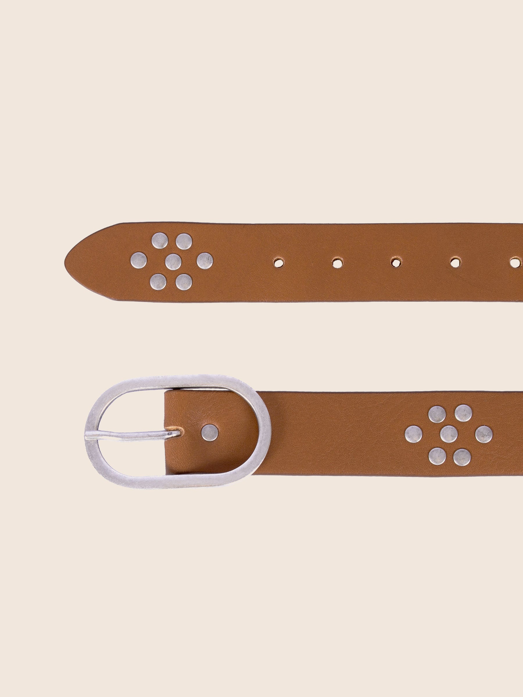 vue dessus ceinture large cuir cloute camel jules jenn