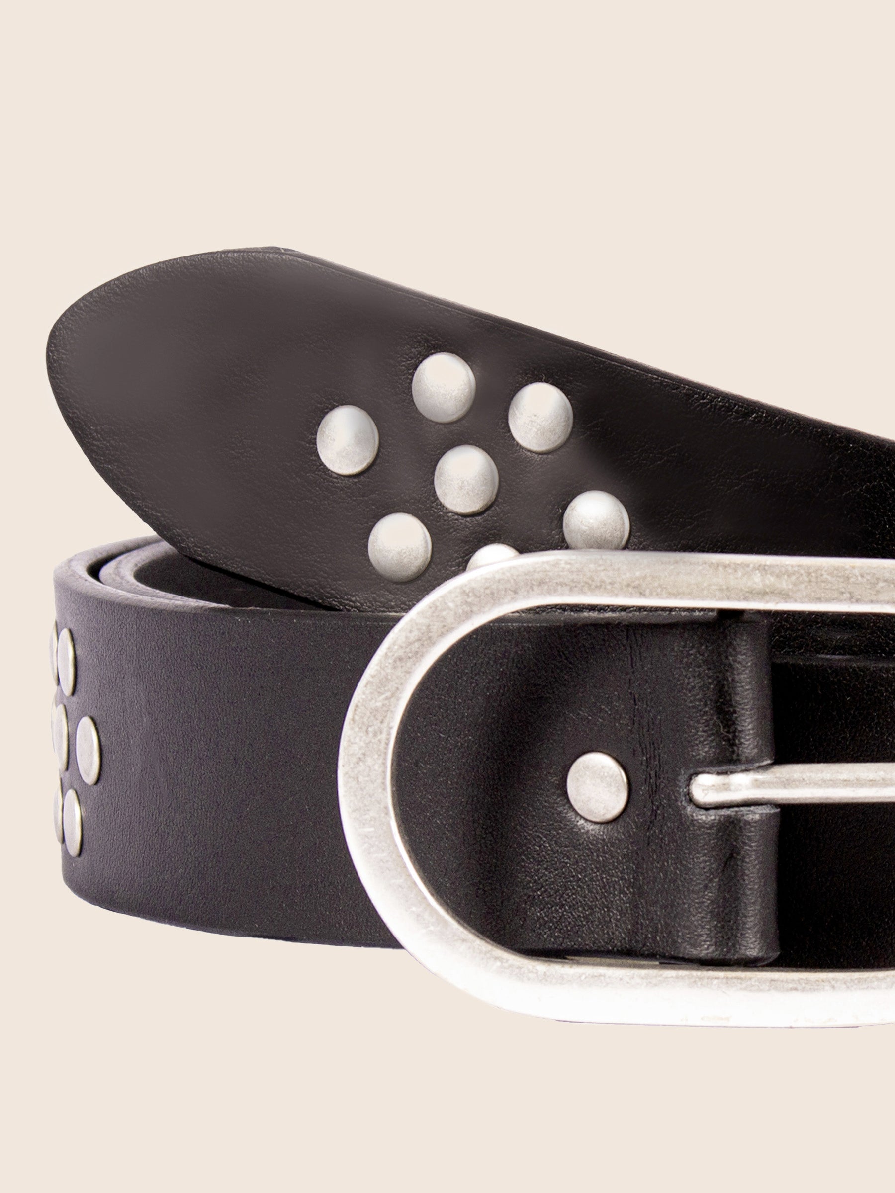 vue serree ceinture large cuir cloute noir jules jenn