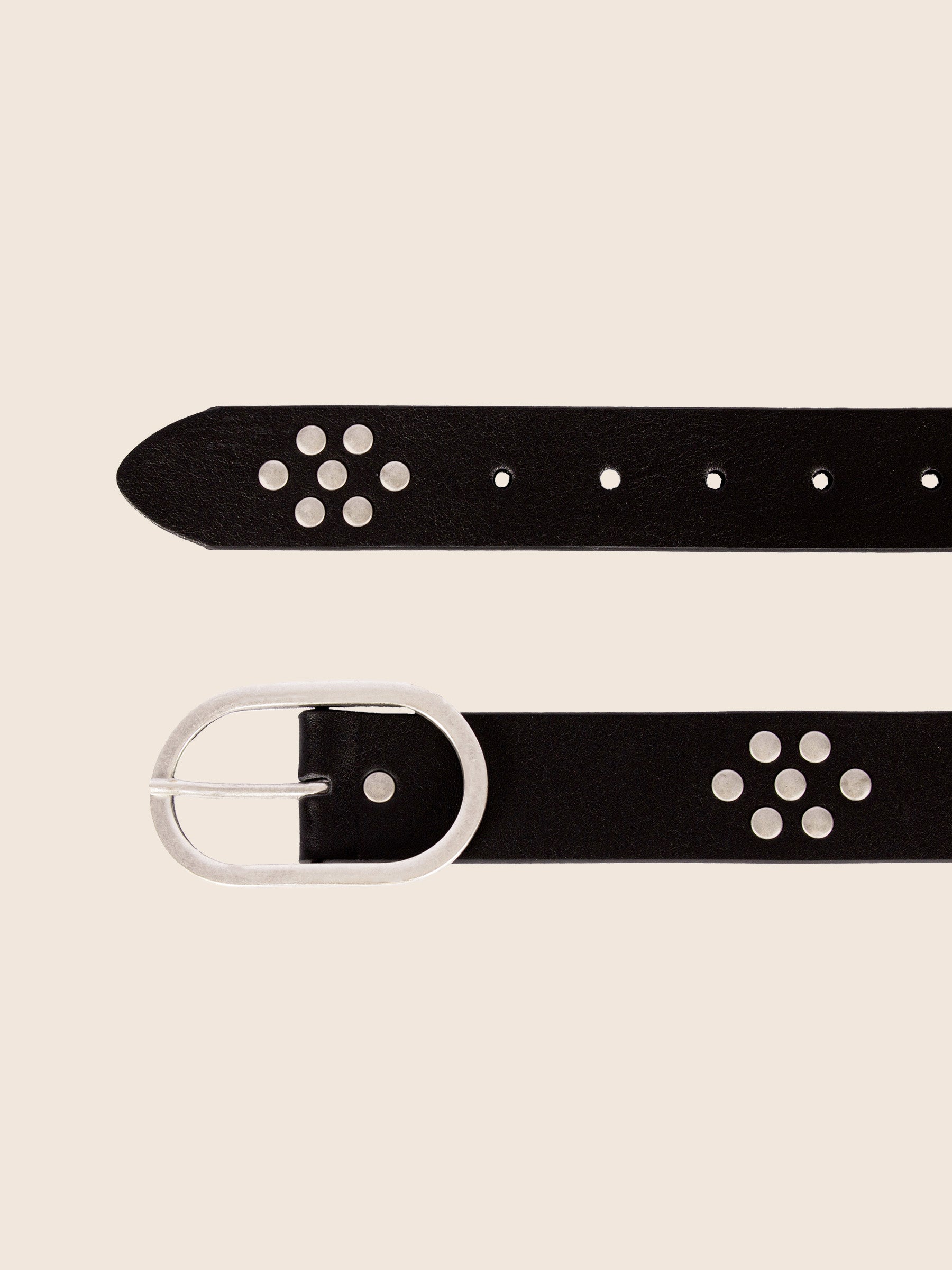 vue dessus ceinture large cuir cloute noir jules jenn