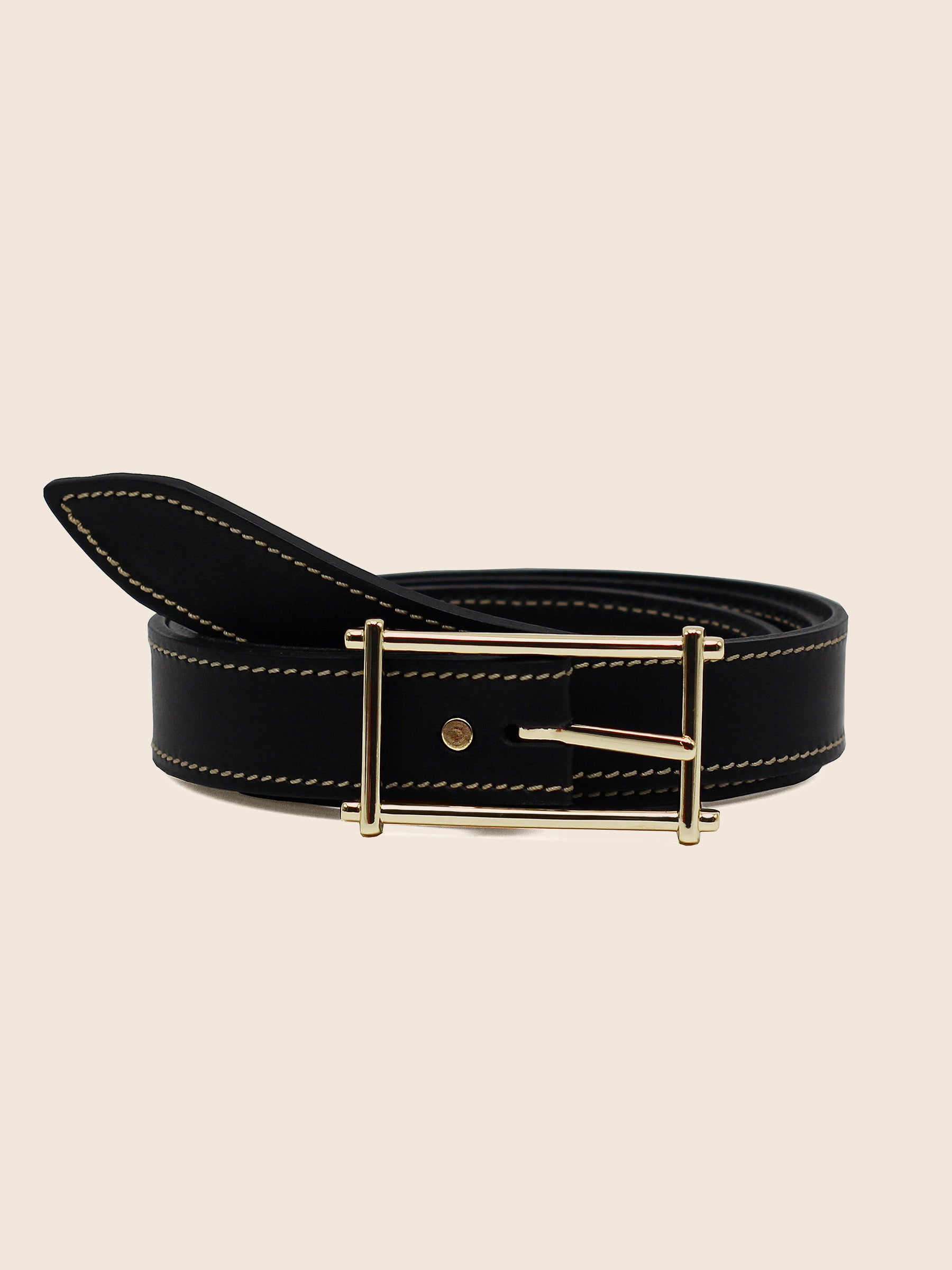 ceinture mademoiselle cuir noir jules jenn