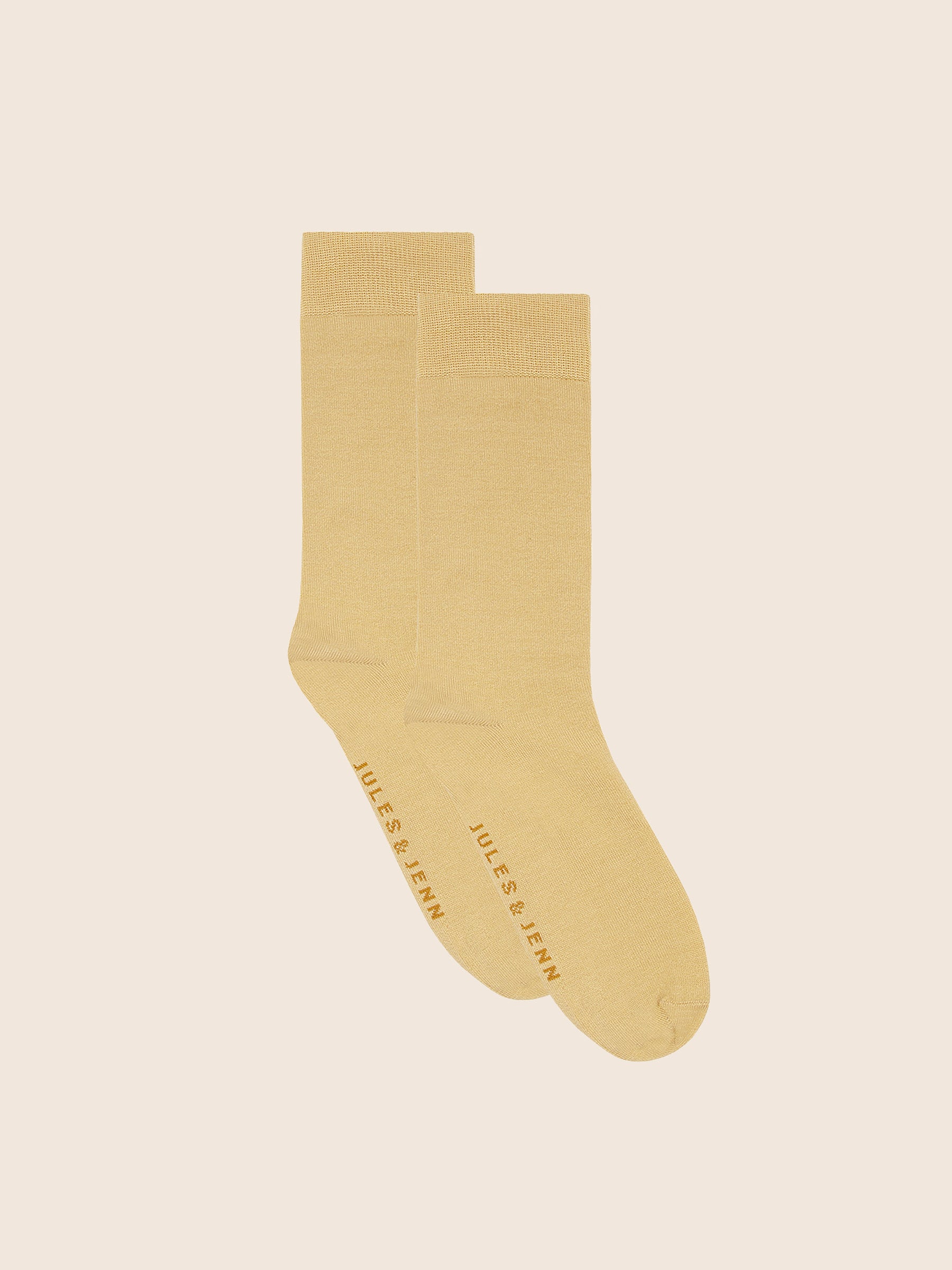 chaussettes fil ecosse beige jules jenn