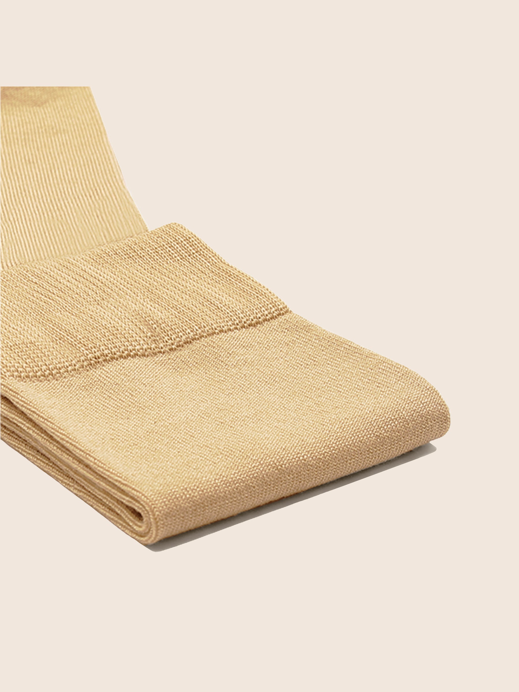 Chaussettes fil d'Ecosse beige