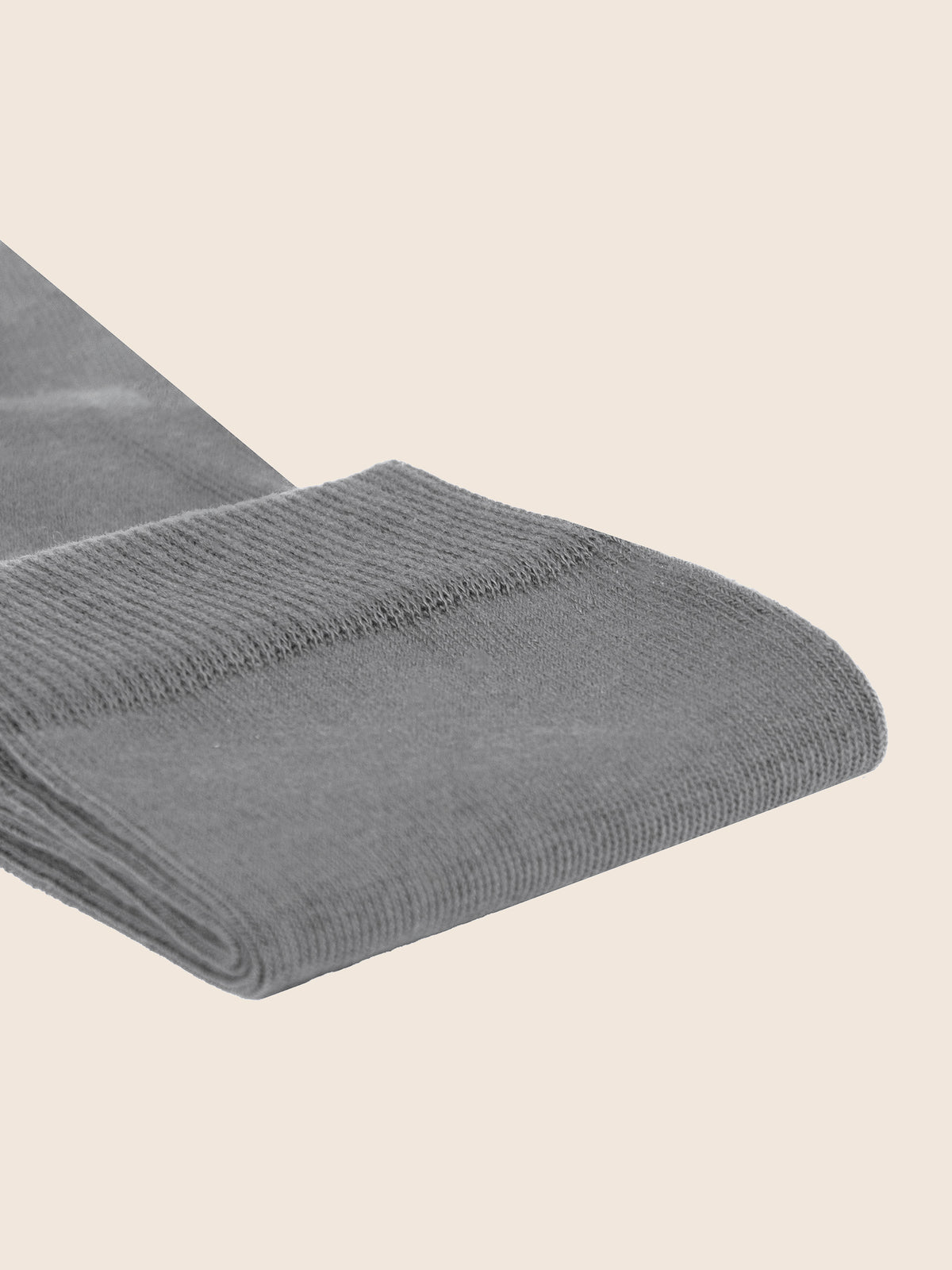 Grey mercerised cotton socks