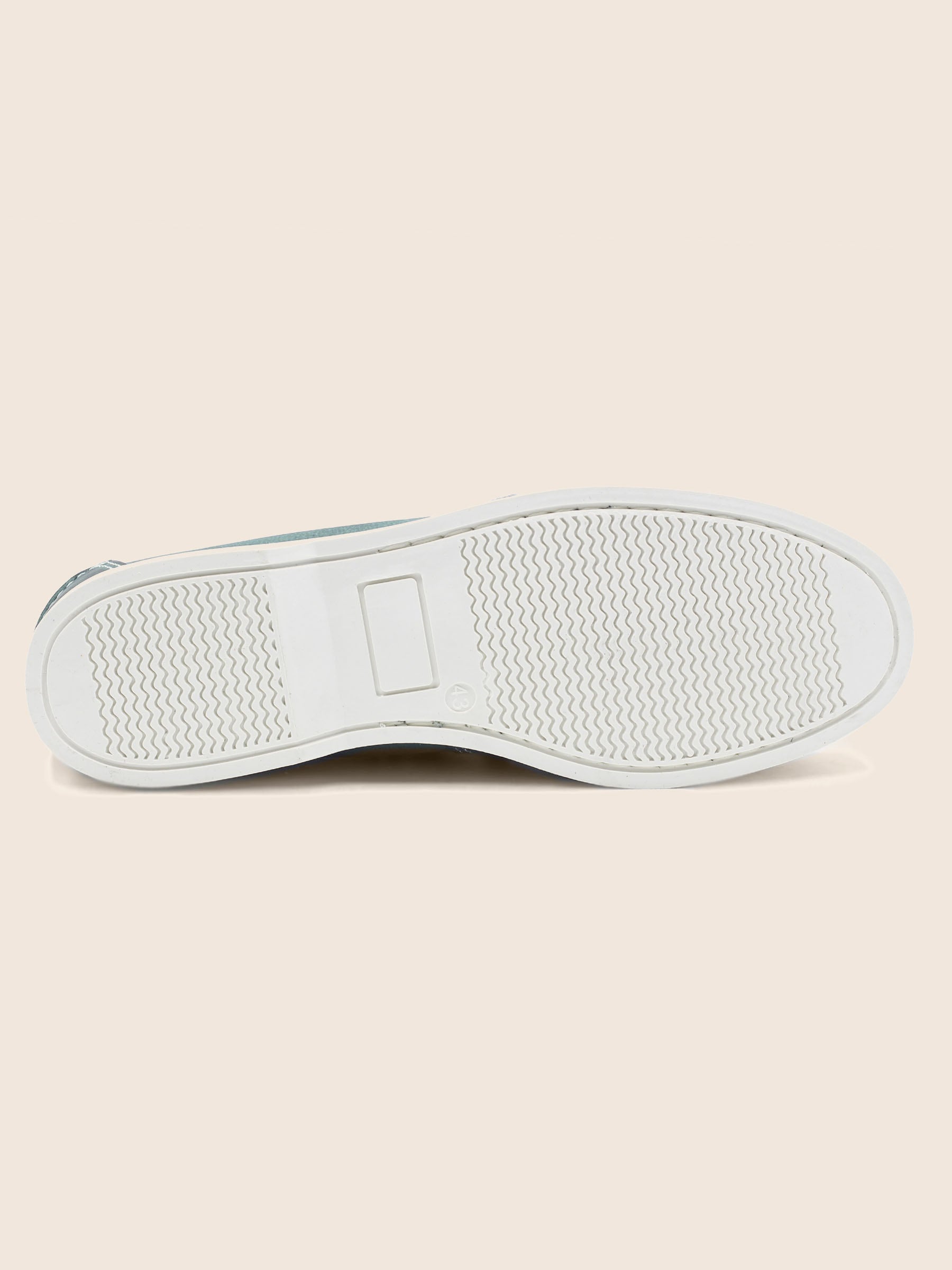 vue dessous chaussures bateau cuir vert jules jenn