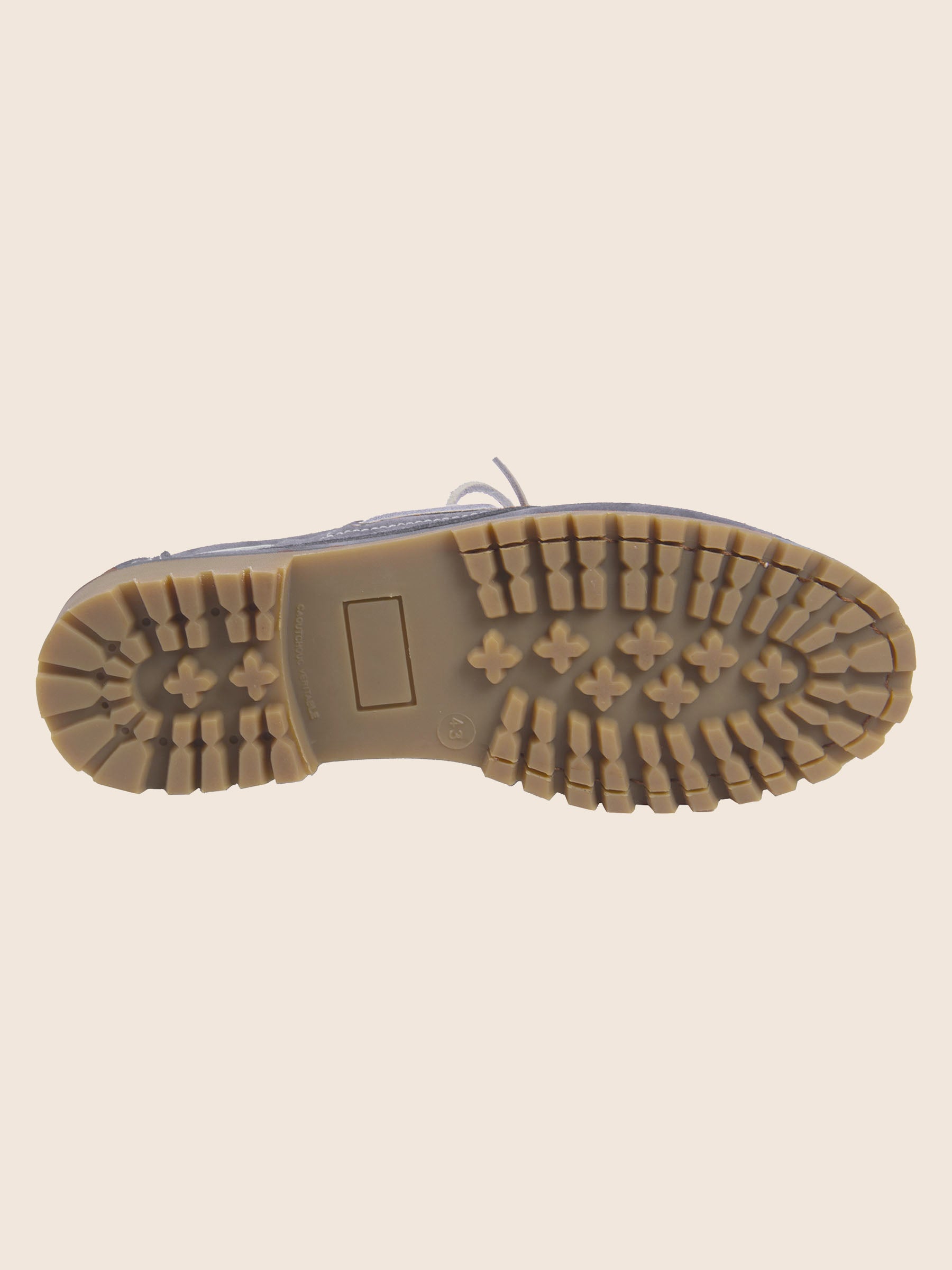 vue semelle chaussures bateau semelles crantees cuir daim bleu jules jenn