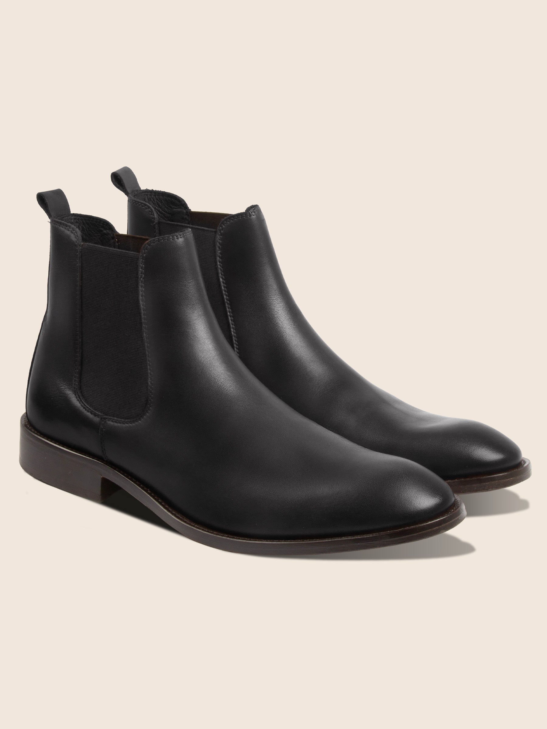 chelsea boots cuir noir jules&jenn