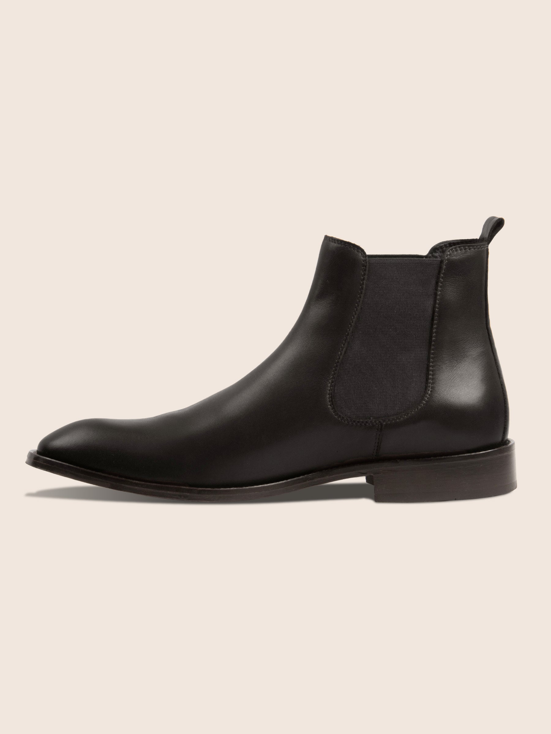 vue intérieur chelsea boots cuir noir jules&jenn