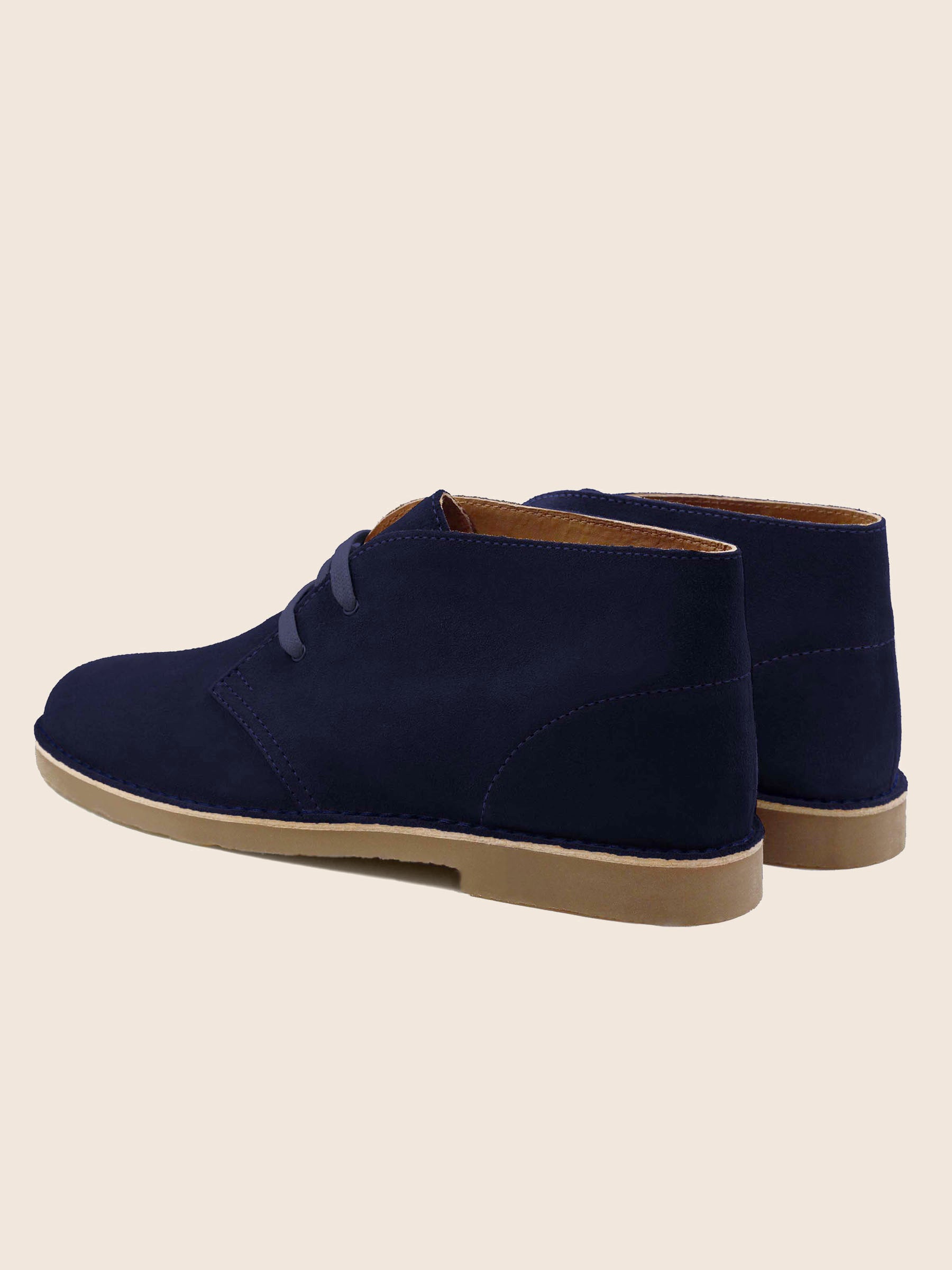 vue arriere chukka boots daim bleu jules jenn