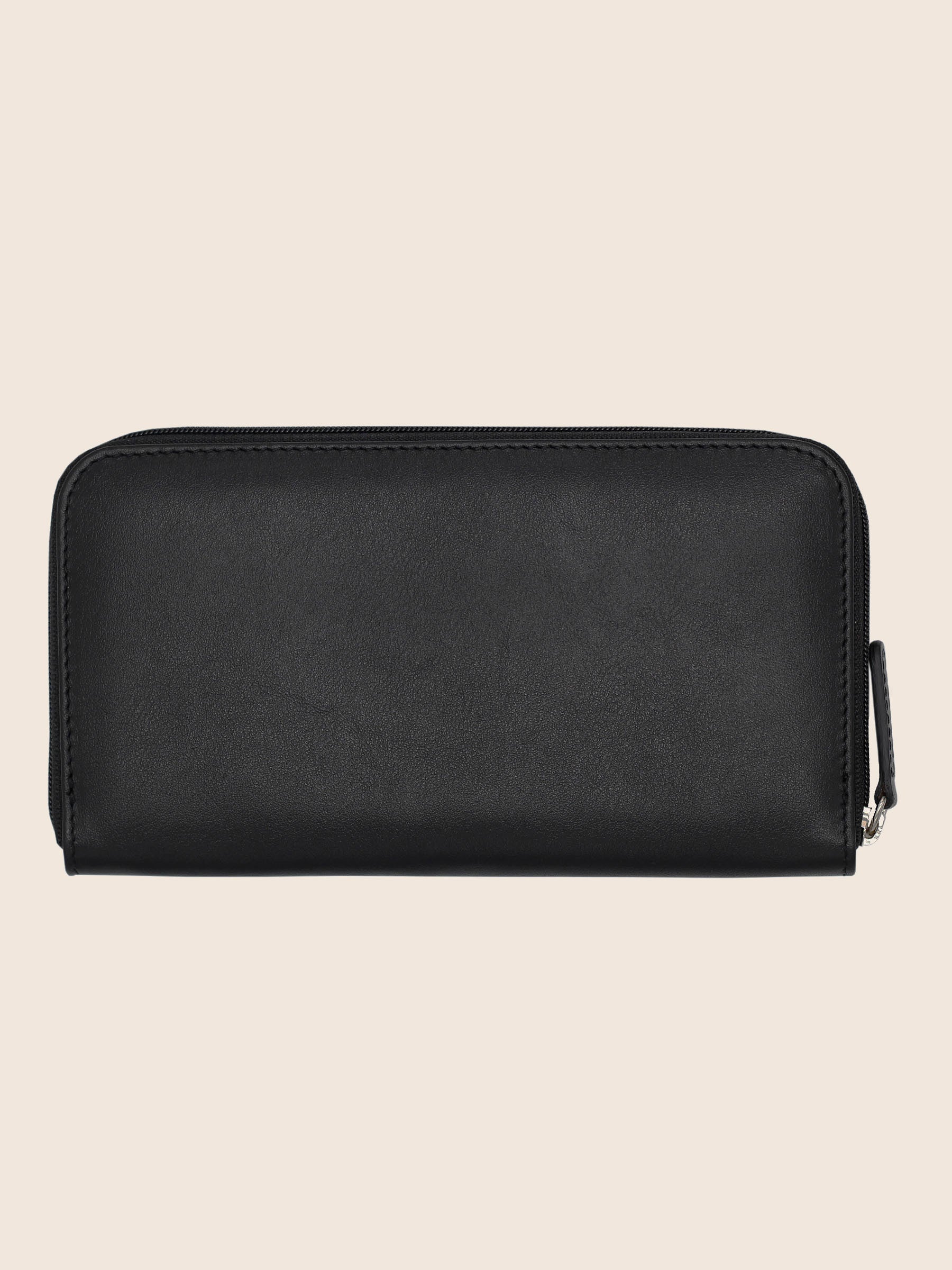 vue arriere compagnon cuir noir