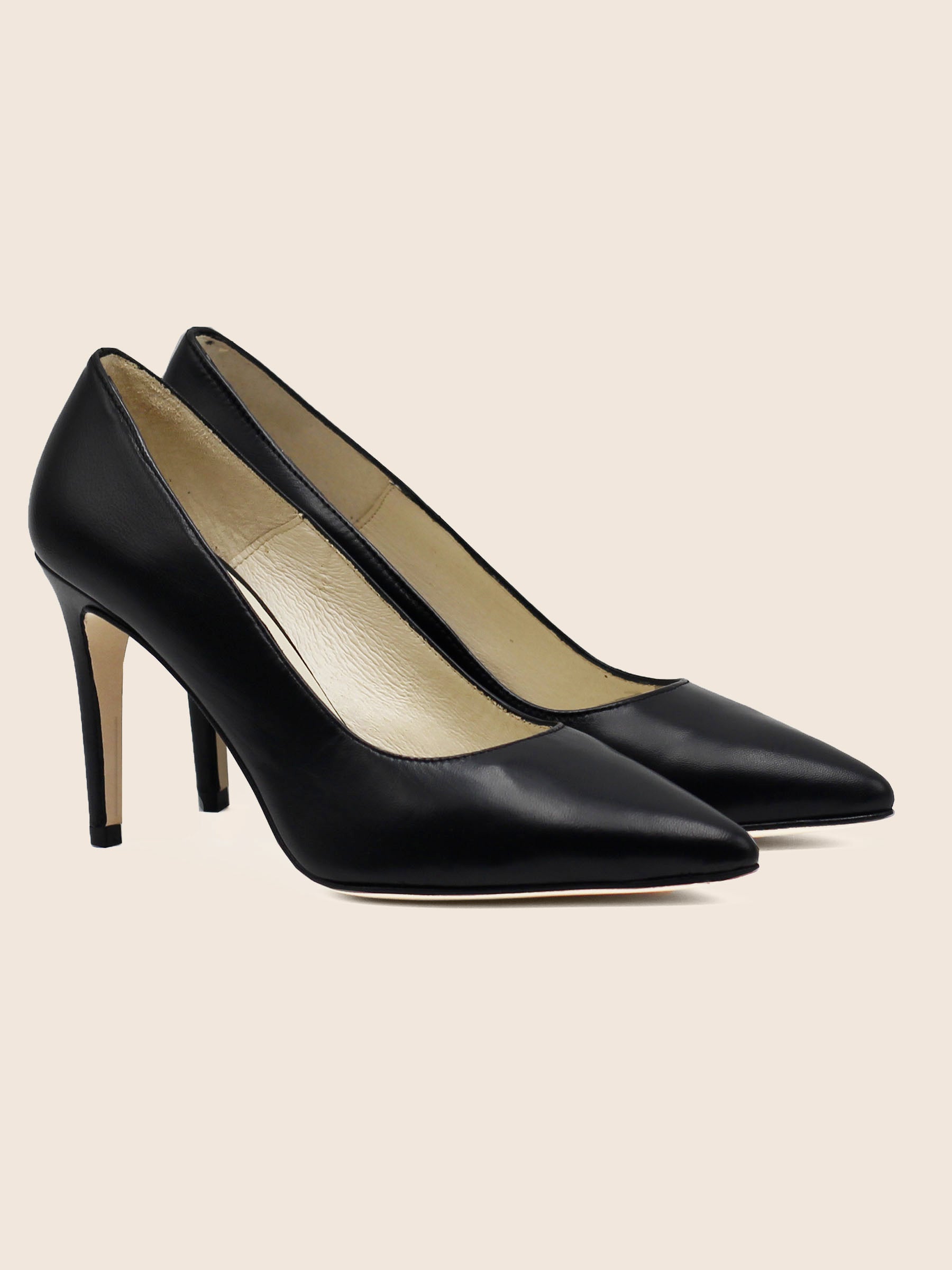 escarpins classiques cuir noir jules & jenn