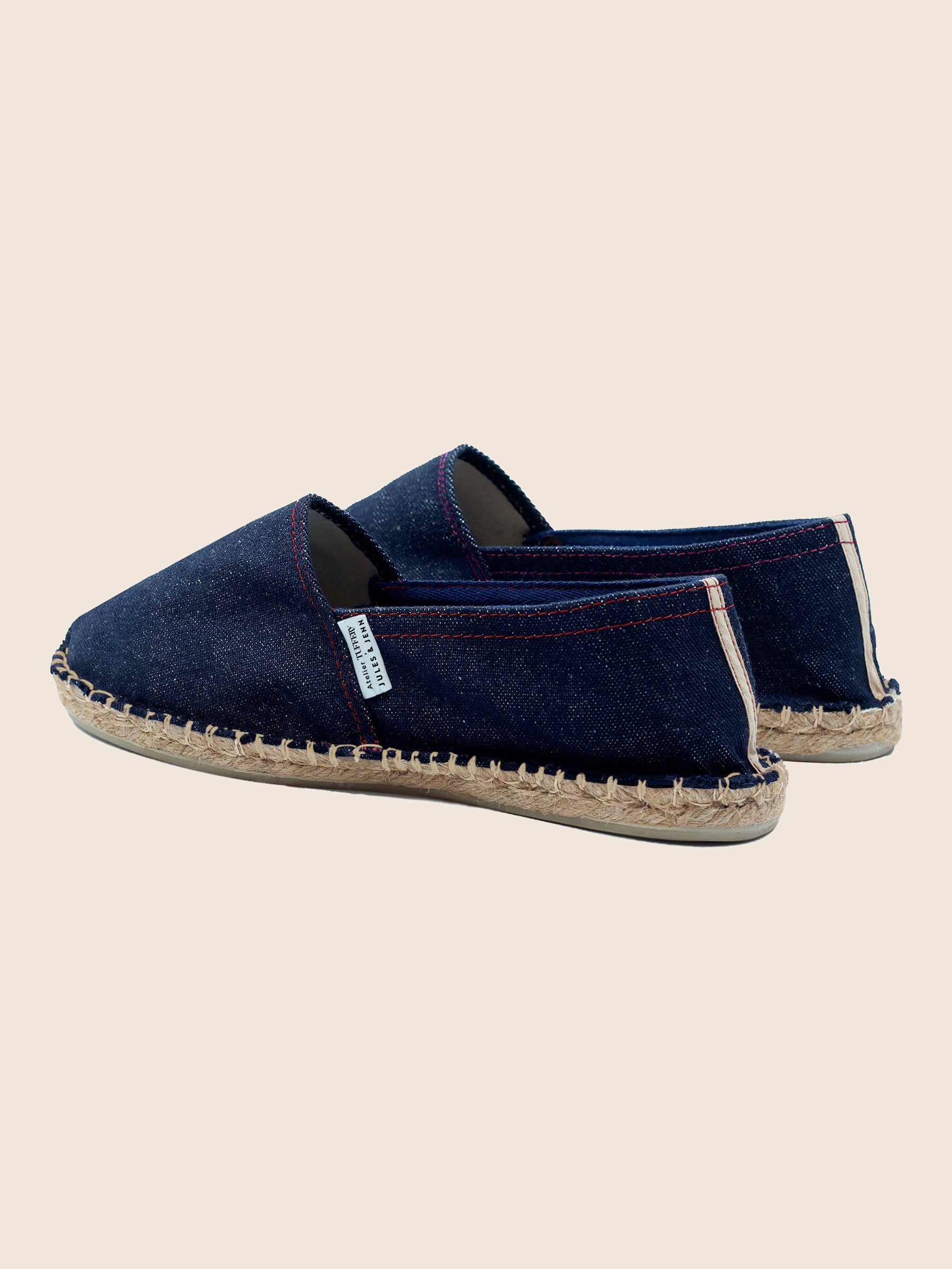vue arriere espadrilles nahia jules jenn x atelier tuffery