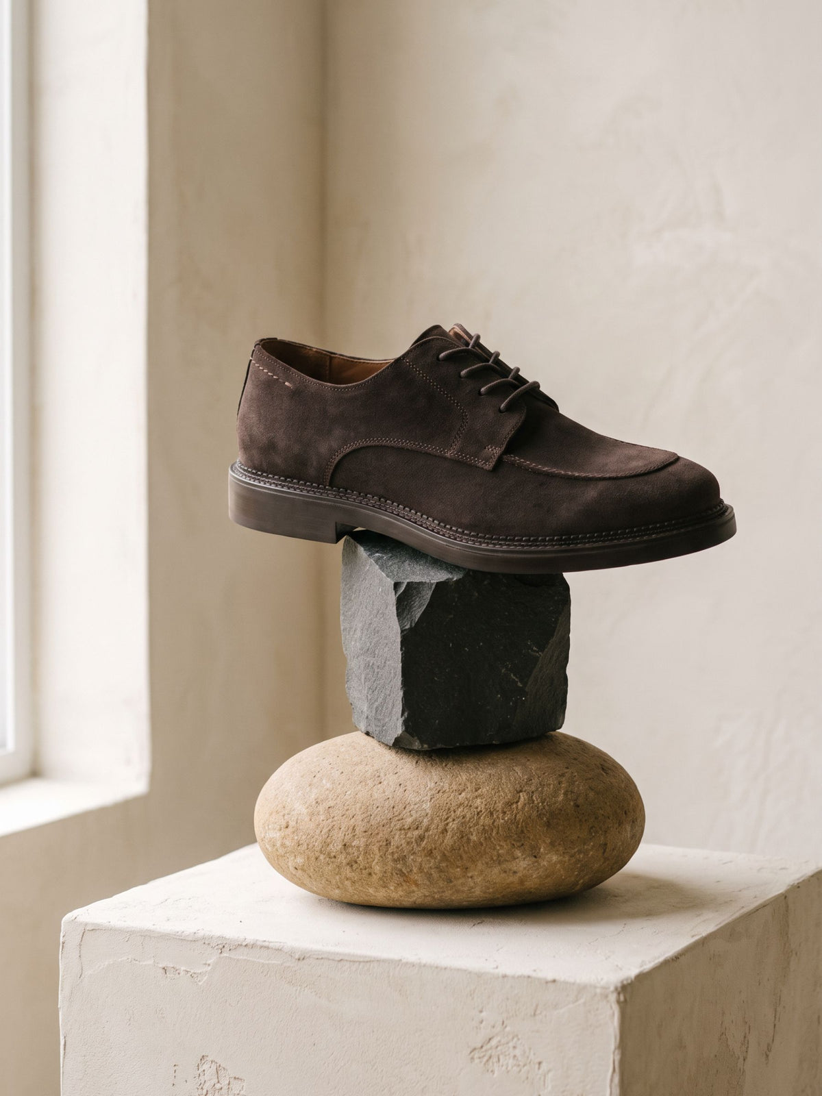 richelieu-gomme-pablo-cuir-daim-marron