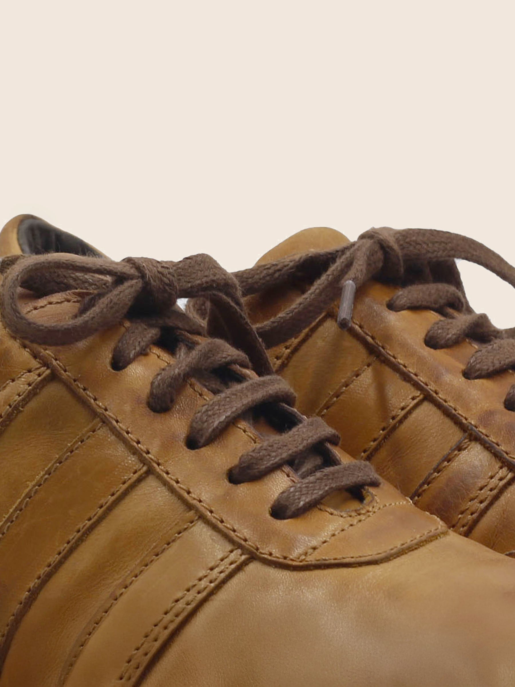 lacets plats coton marron 2 jules jenn