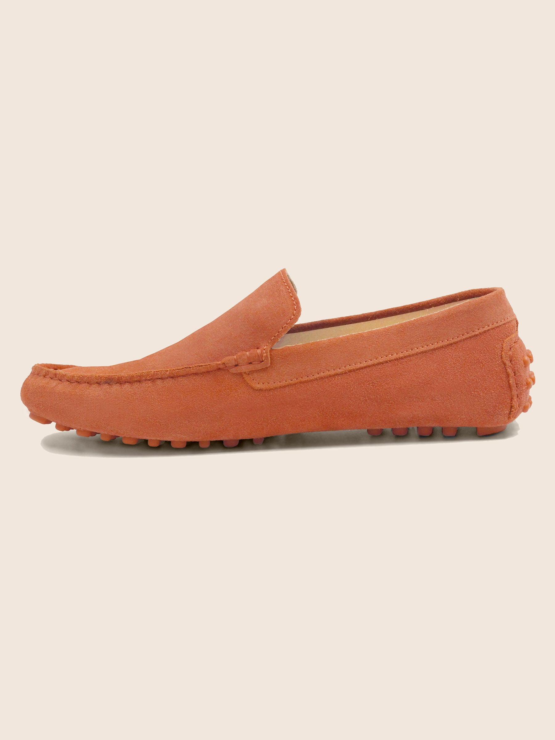 vue interieur mocassins cuir daim orange jules jenn