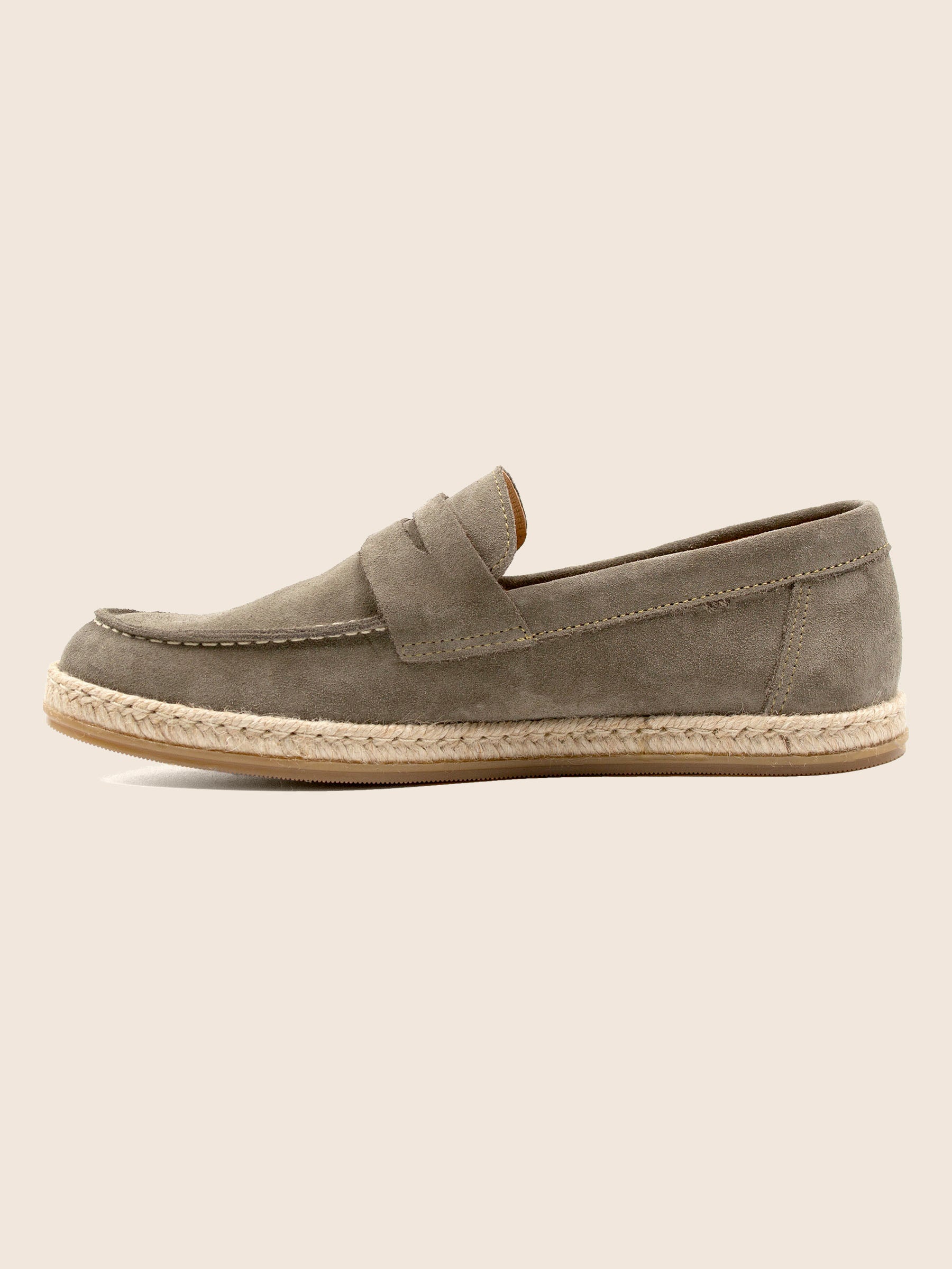 vue interieur mocassins espadrille cuir daim gris jules jenn