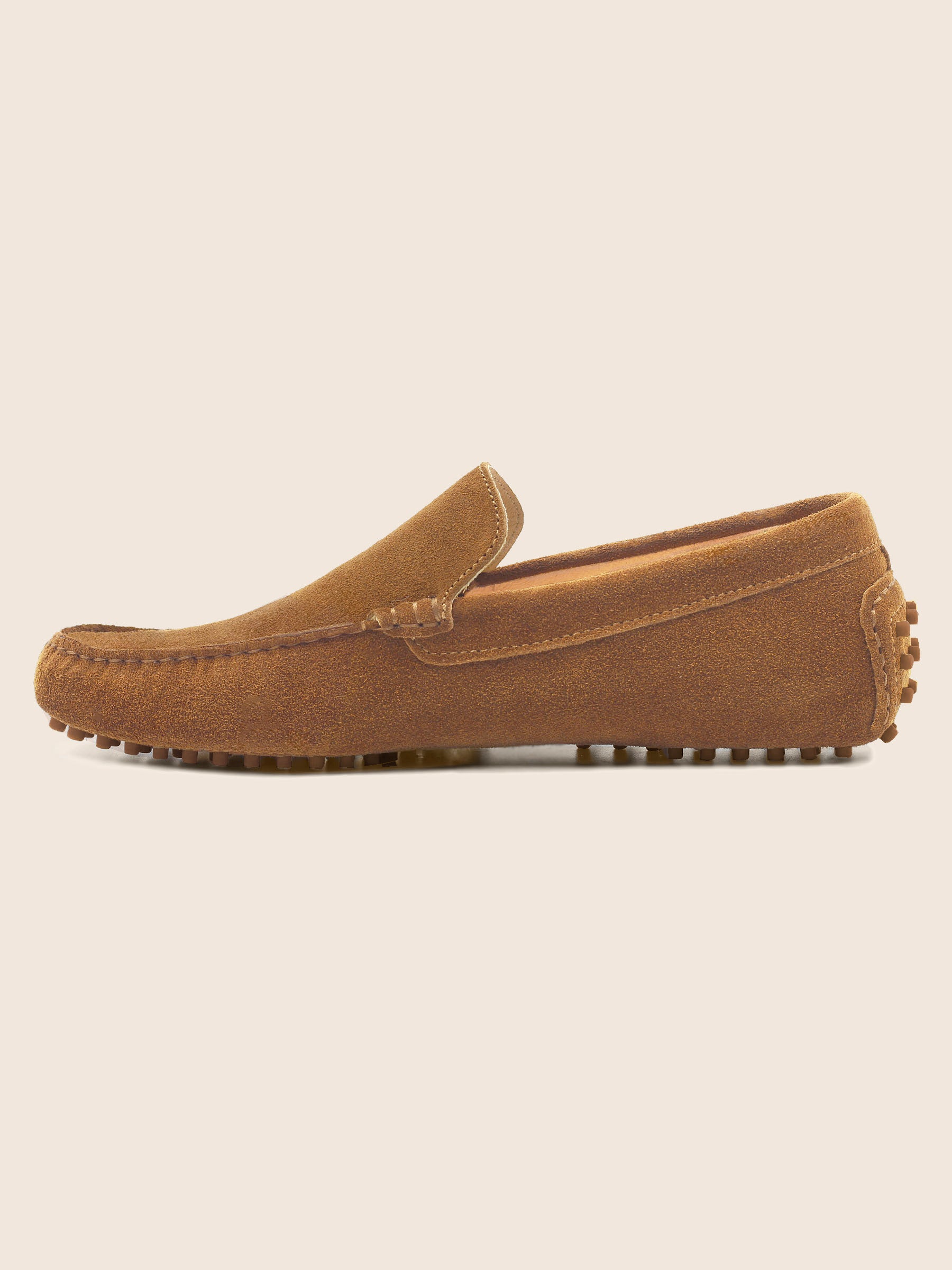 vue intérieure mocassins homme cuir daim cognac jules jenn