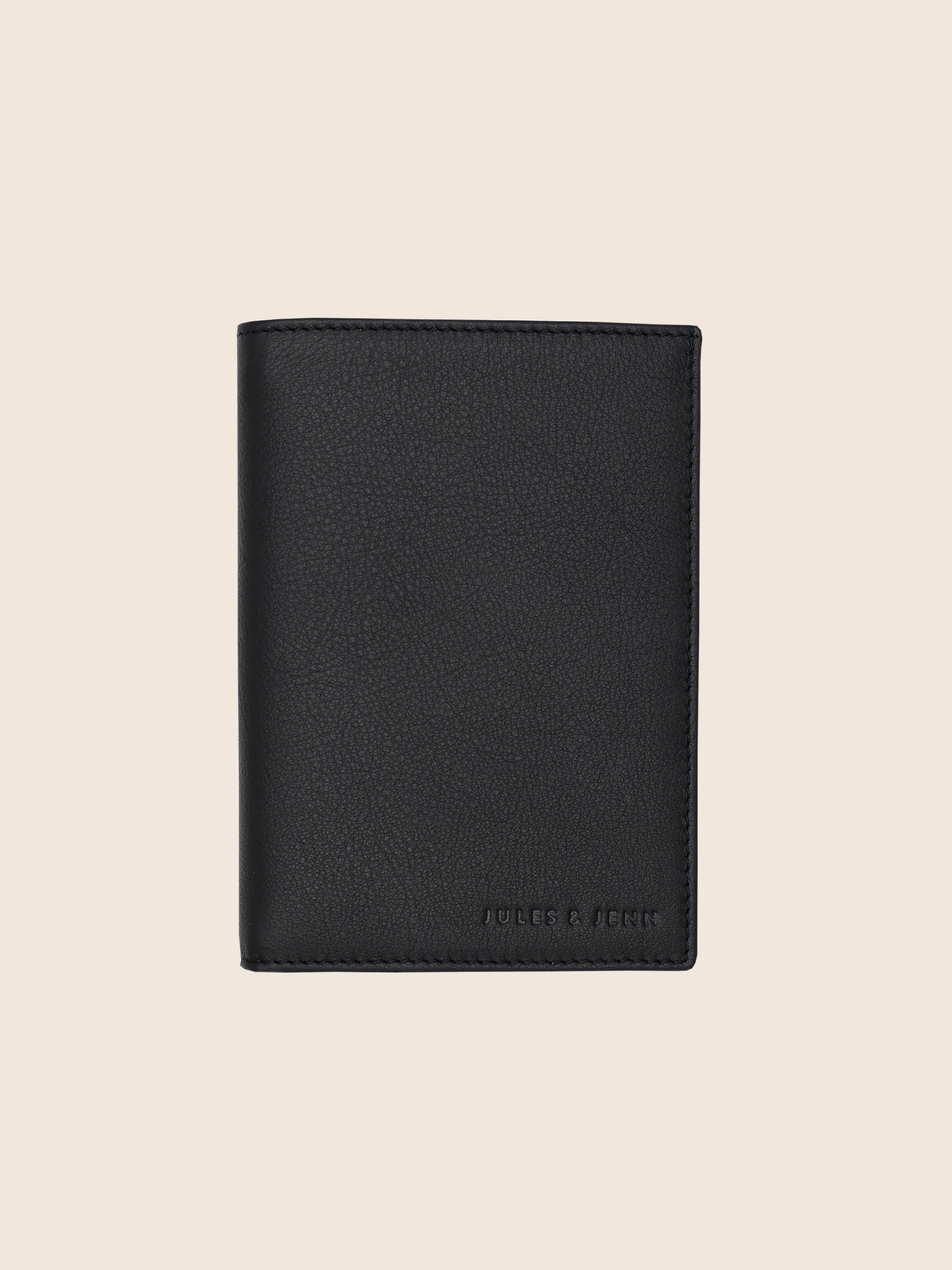 portefeuille classique cuir noir jules jenn