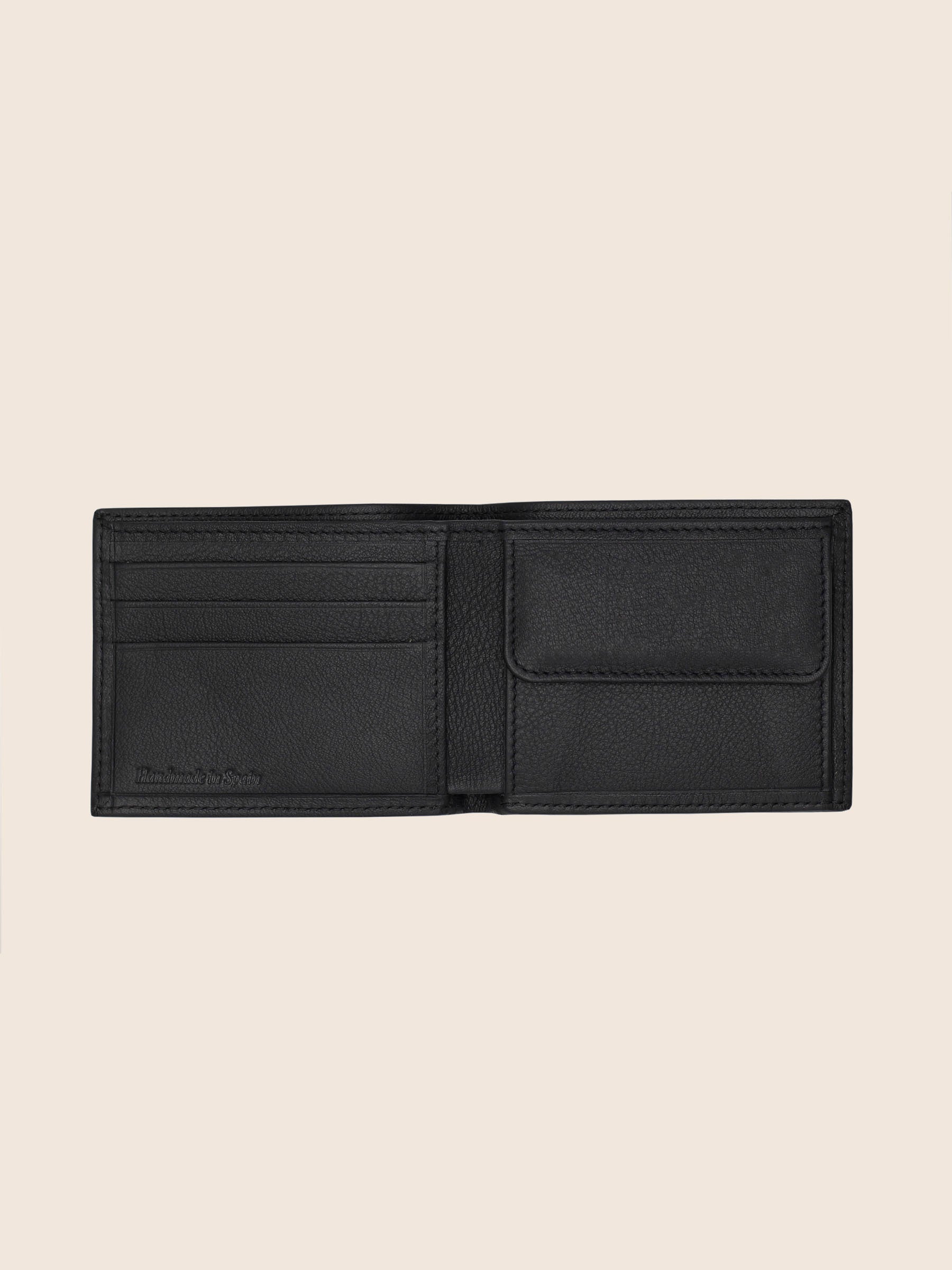 vue intérieure portefeuille essentiel cuir noir jules jenn