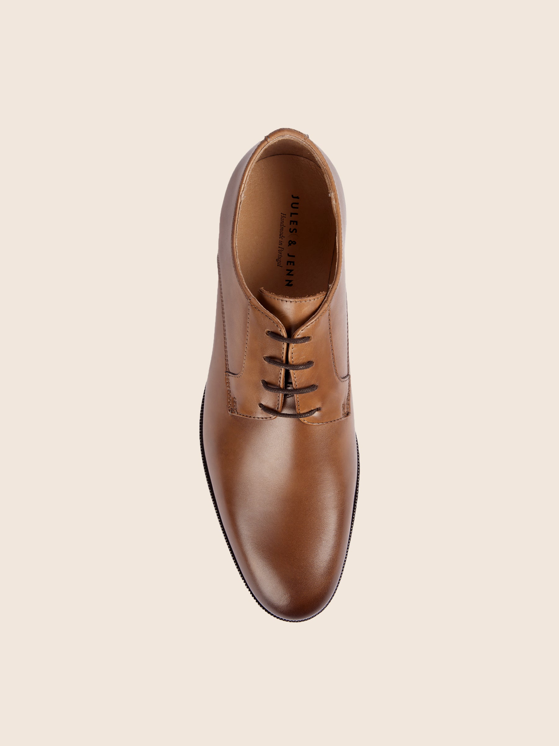 Richelieu cuir cognac