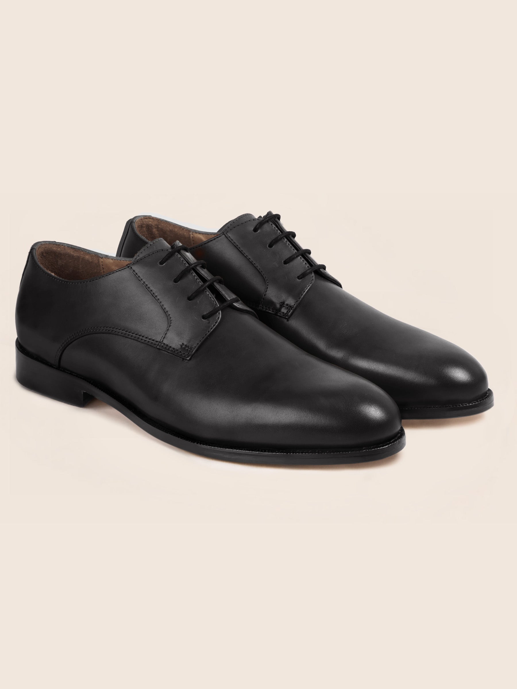 richelieu cuir noir jules jenn