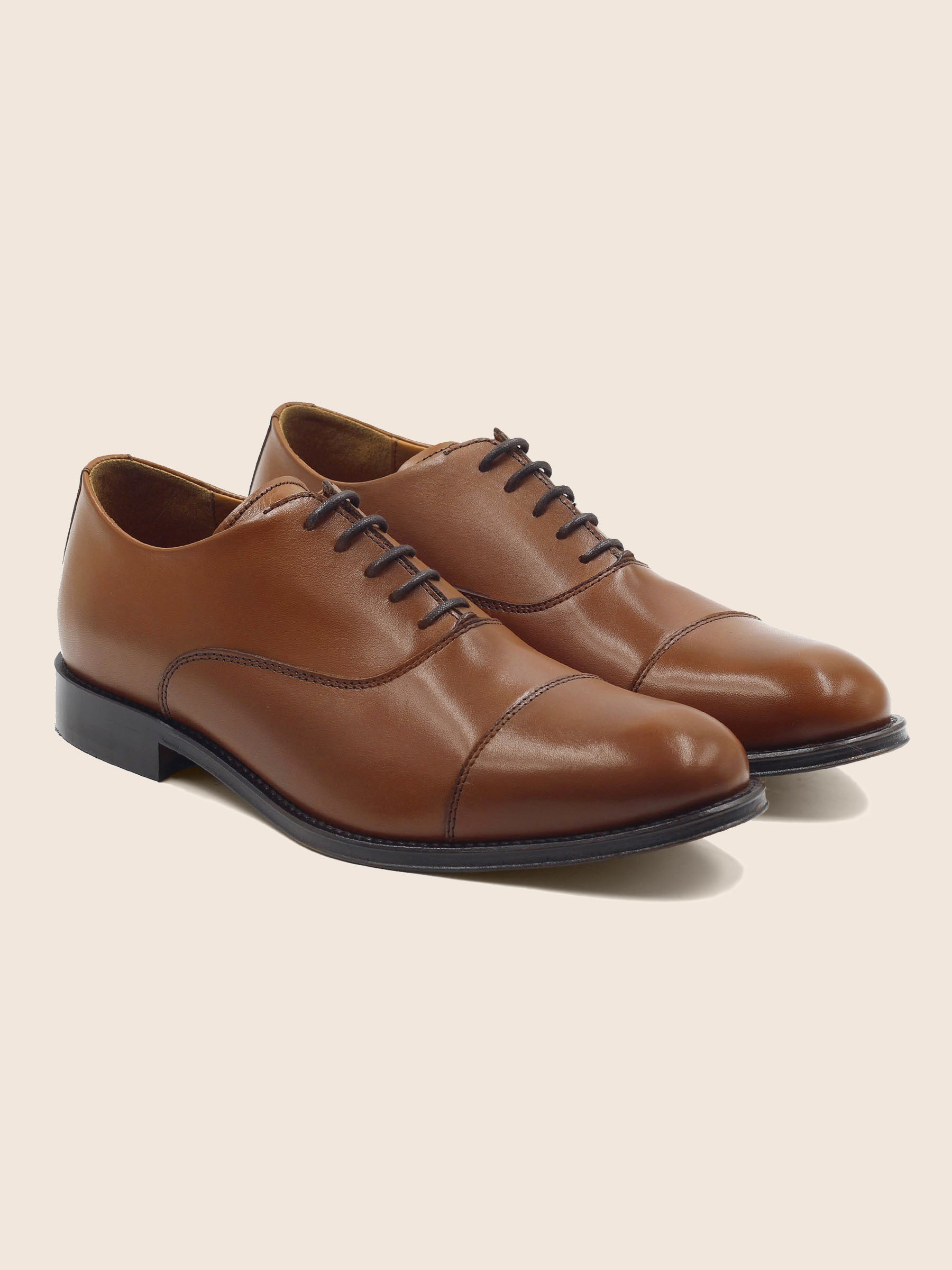 richelieu oxford cuir cognac jules jenn