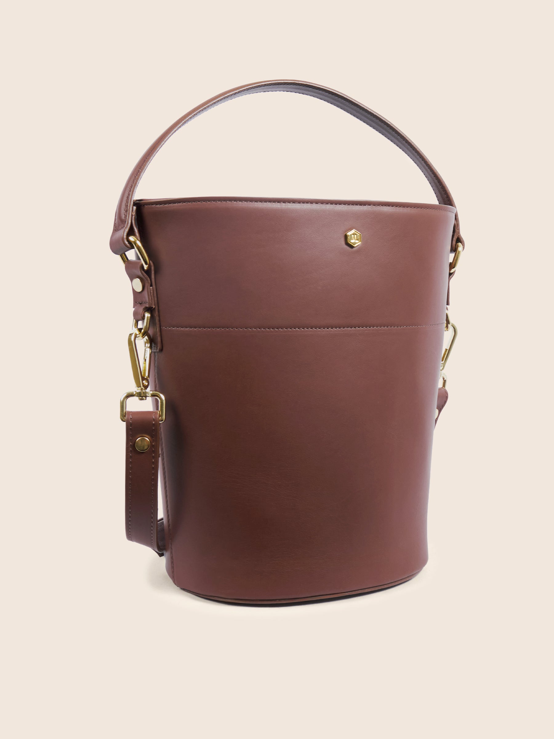 sac sceau cuir marron vue 3/4 jules jenn