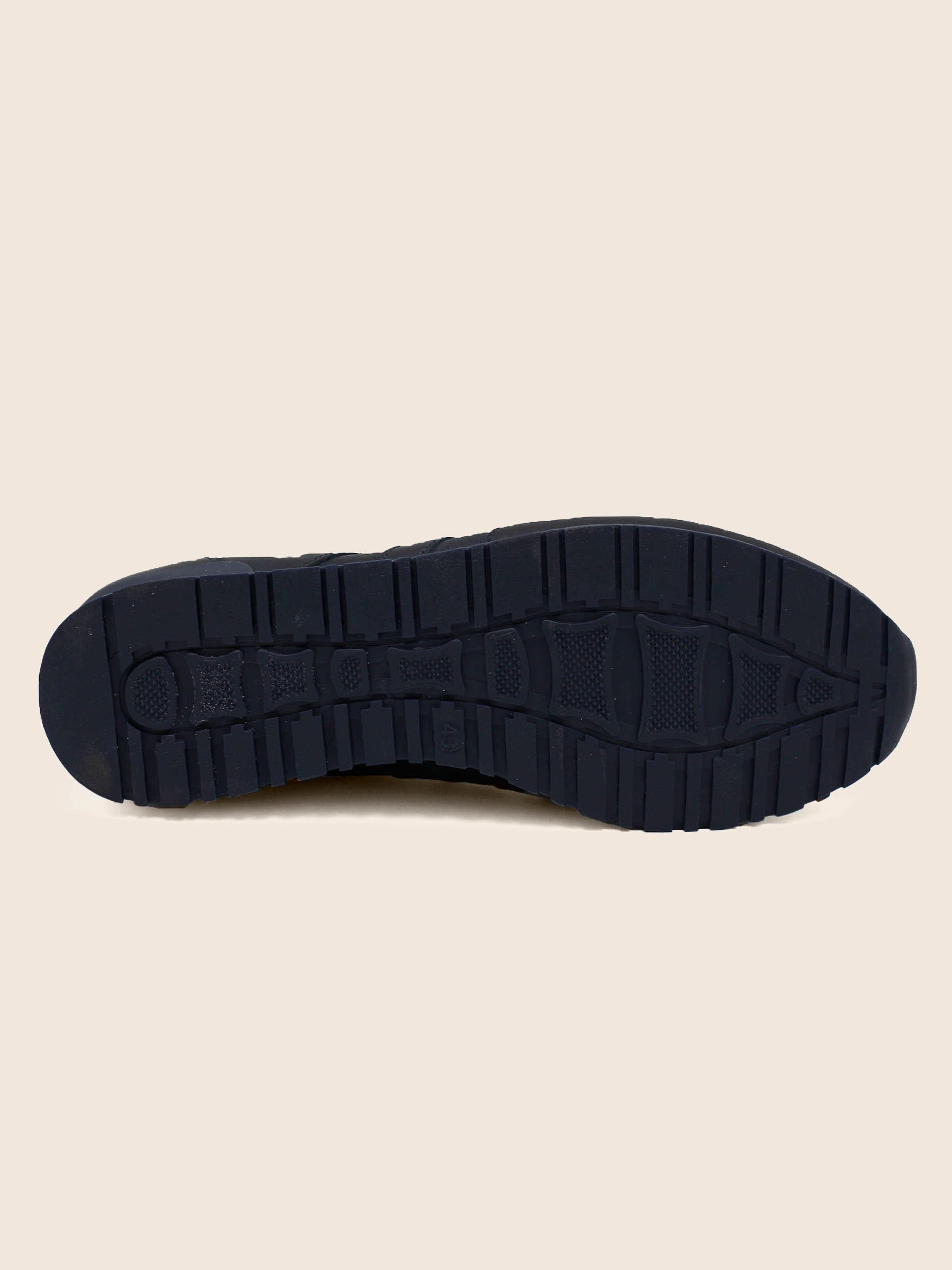 vue semelle sneakers cuir bleu marine jules jenn