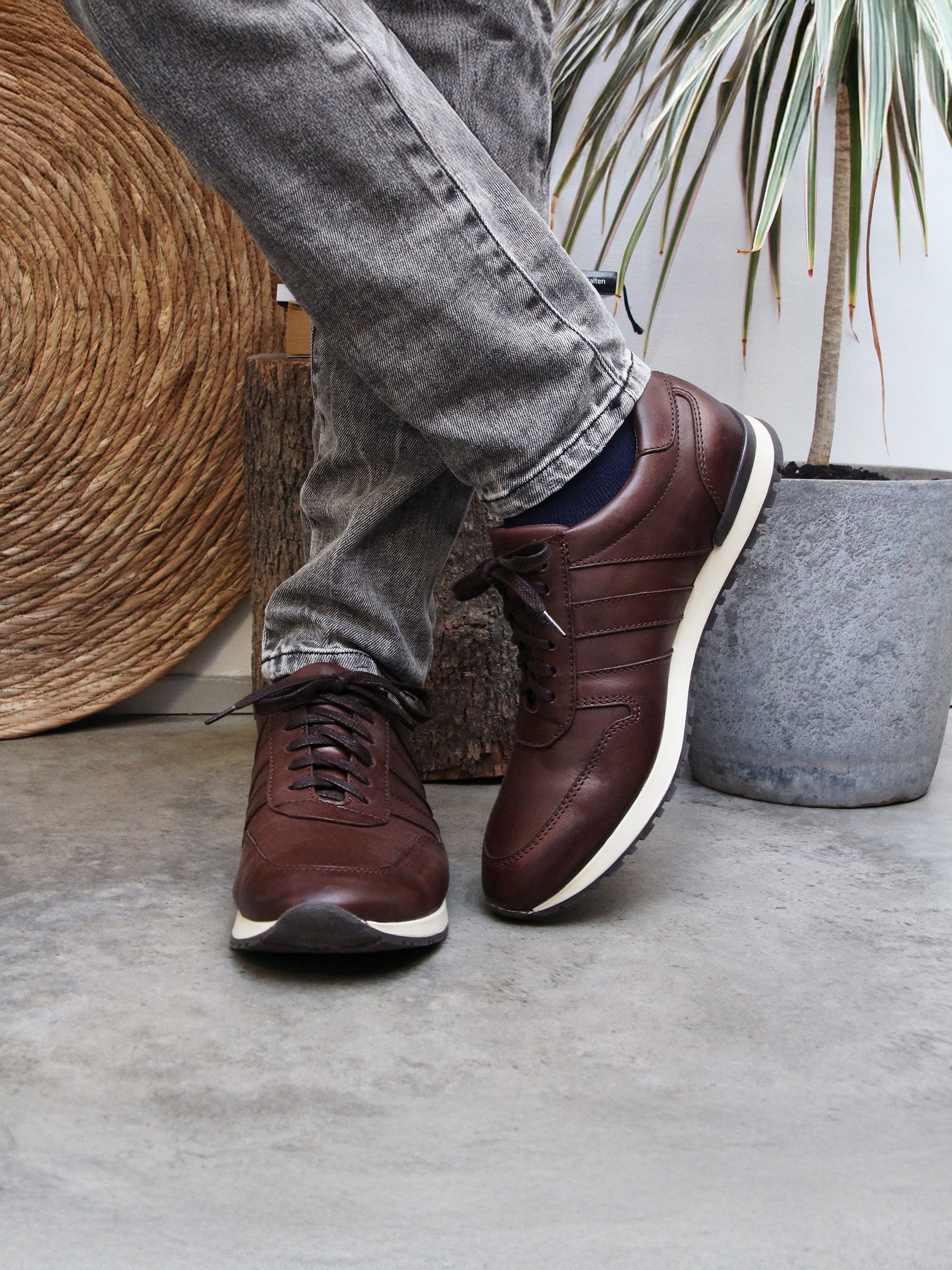 Sneakers Cuir Marron Sneakers Chaussures Homme Sneakers Homme Cuir