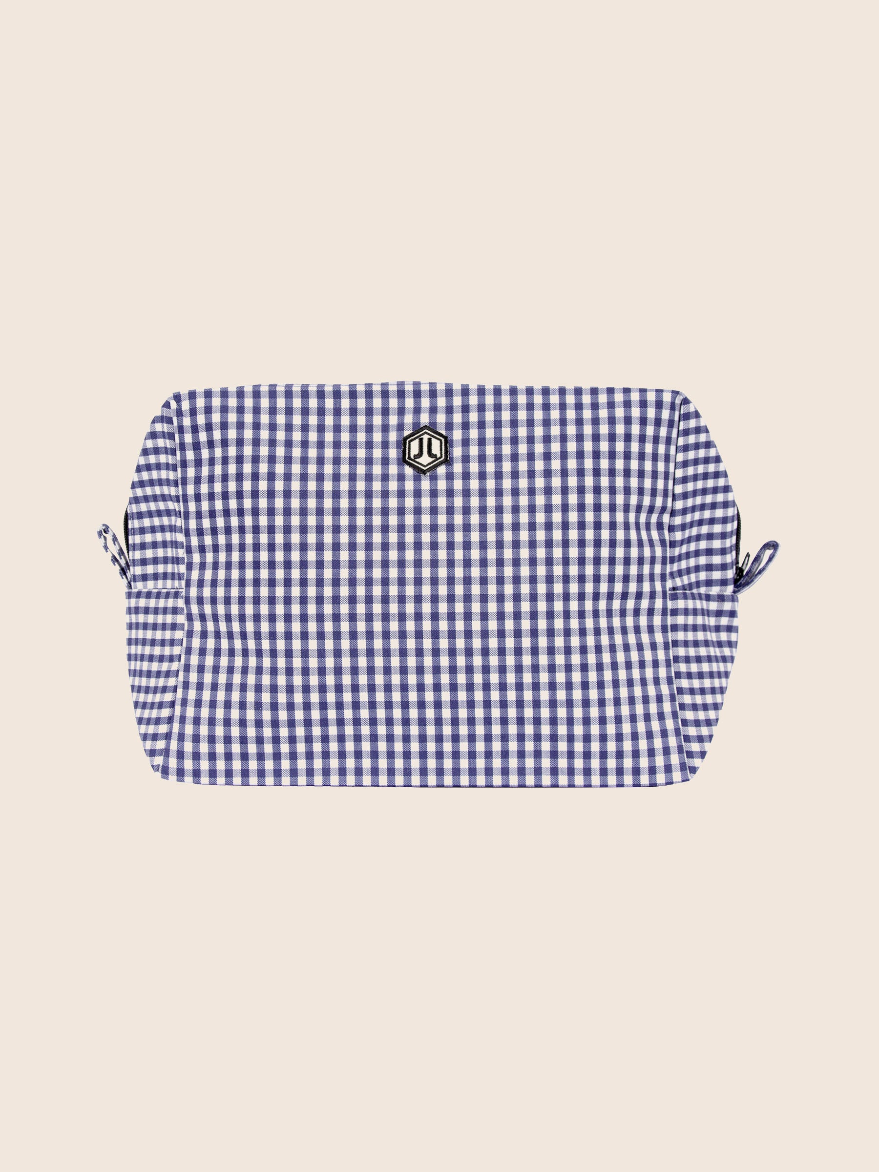 trousse grand modele toile recyclee blanc bleu jules jenn