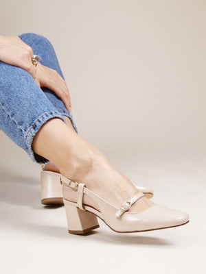 Slingbacks femme