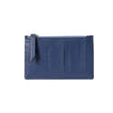 Porte-Cartes Zippé DRAEGER PARIS 1886 - Noir Et Bleu Marine, 12.5 X 8 Cm, 10 Rangements - 8