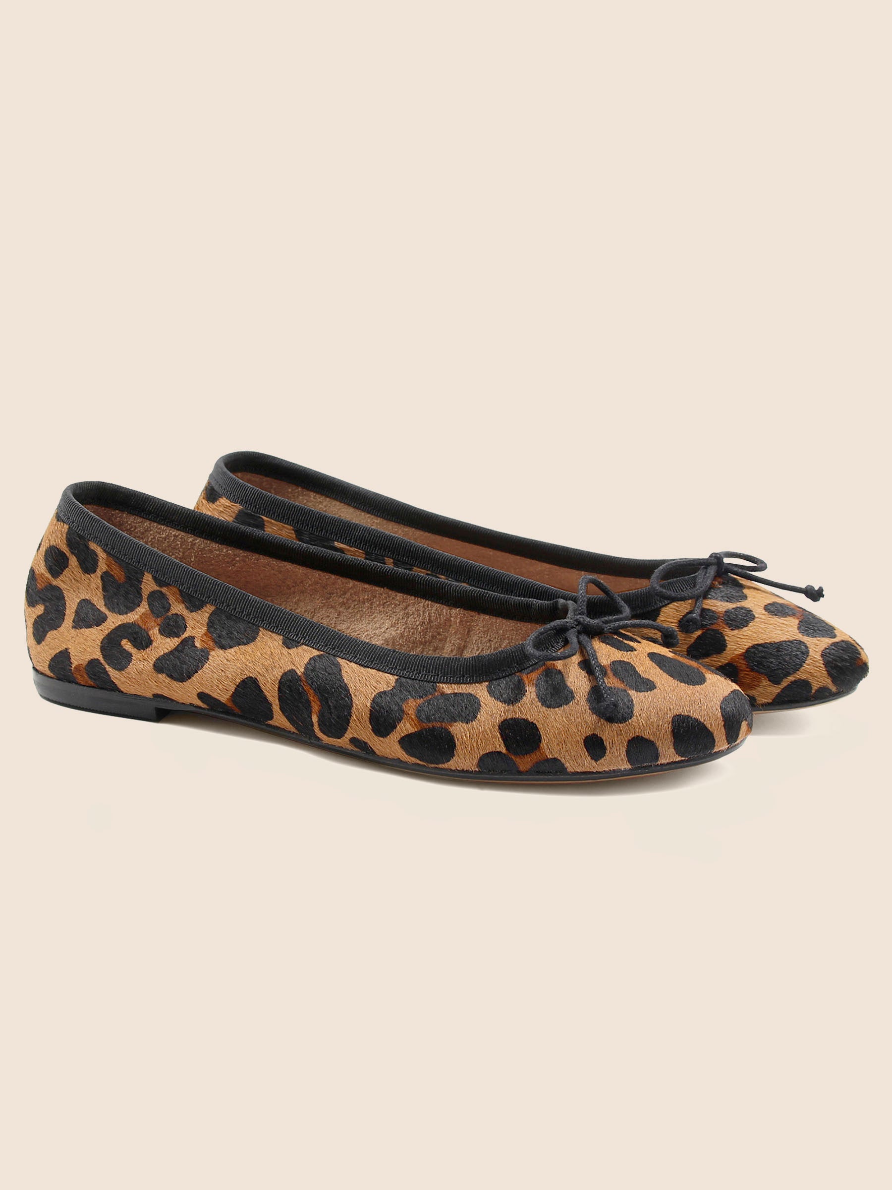 ballerines classiques cuir leopard jules & jenn
