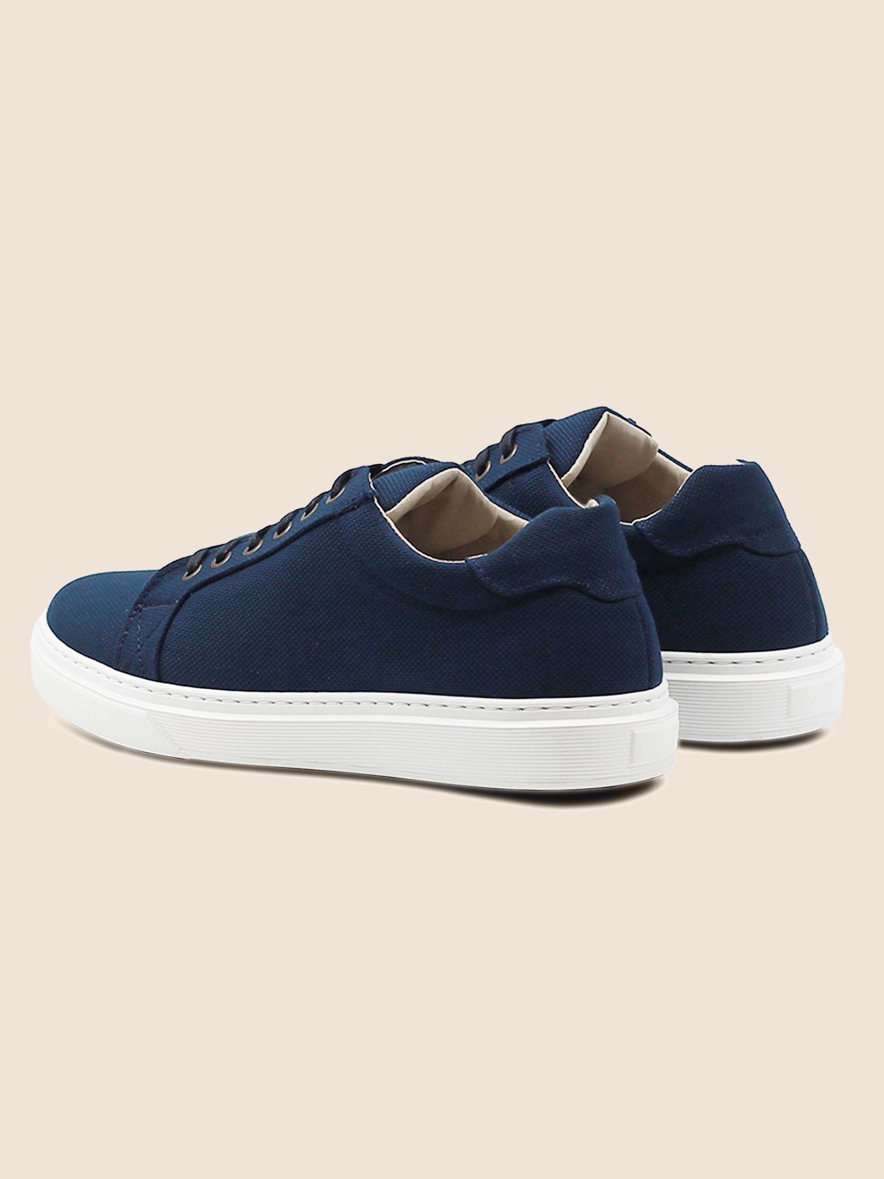 vue arriere baskets recyclees homme bleu jules & jenn