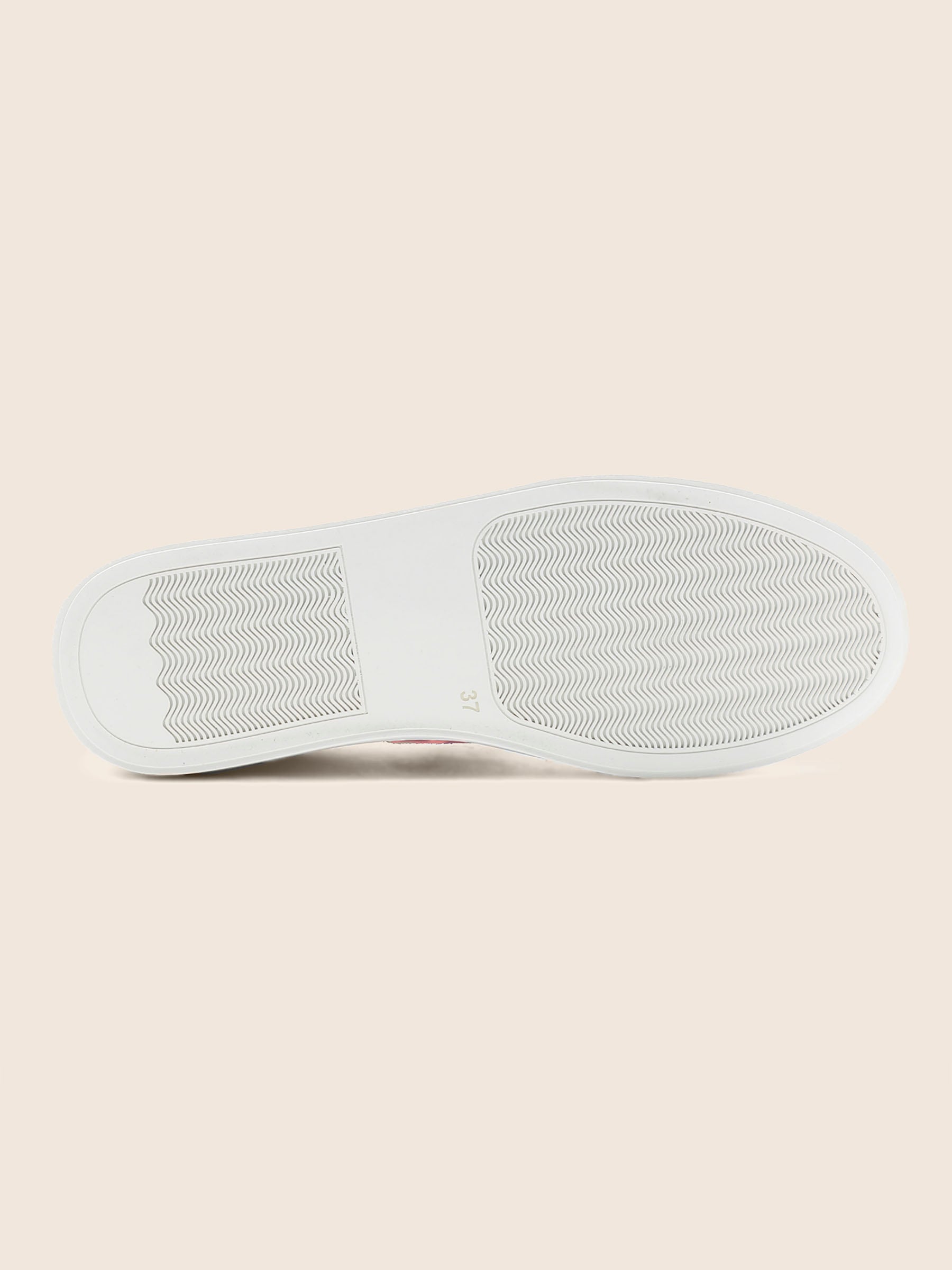 Baskets Made in France cuir rose