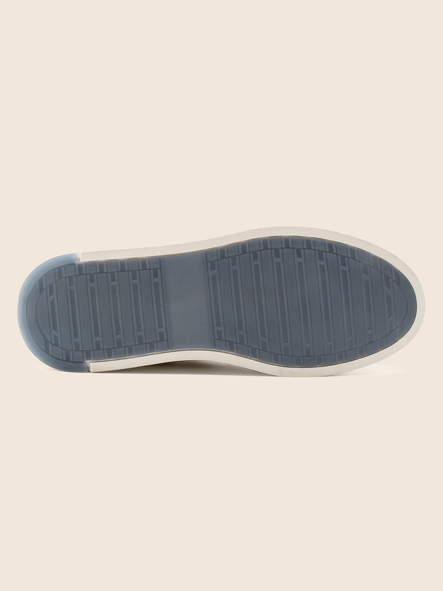 vue dessous baskets leo cuir bleu jules & jenn
