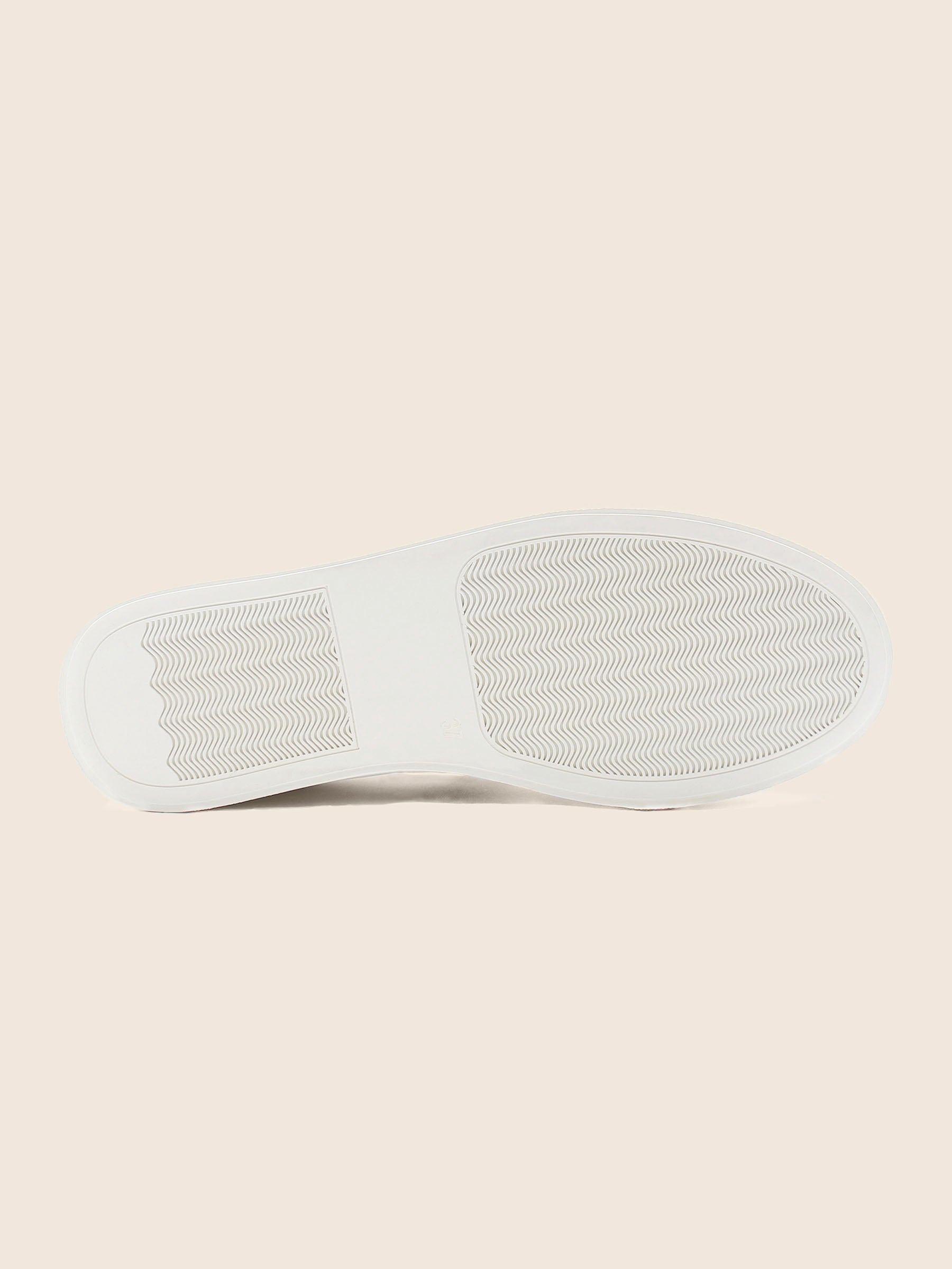 vue dessous baskets made in france cuir blanc cuir toile denim jules & jenn