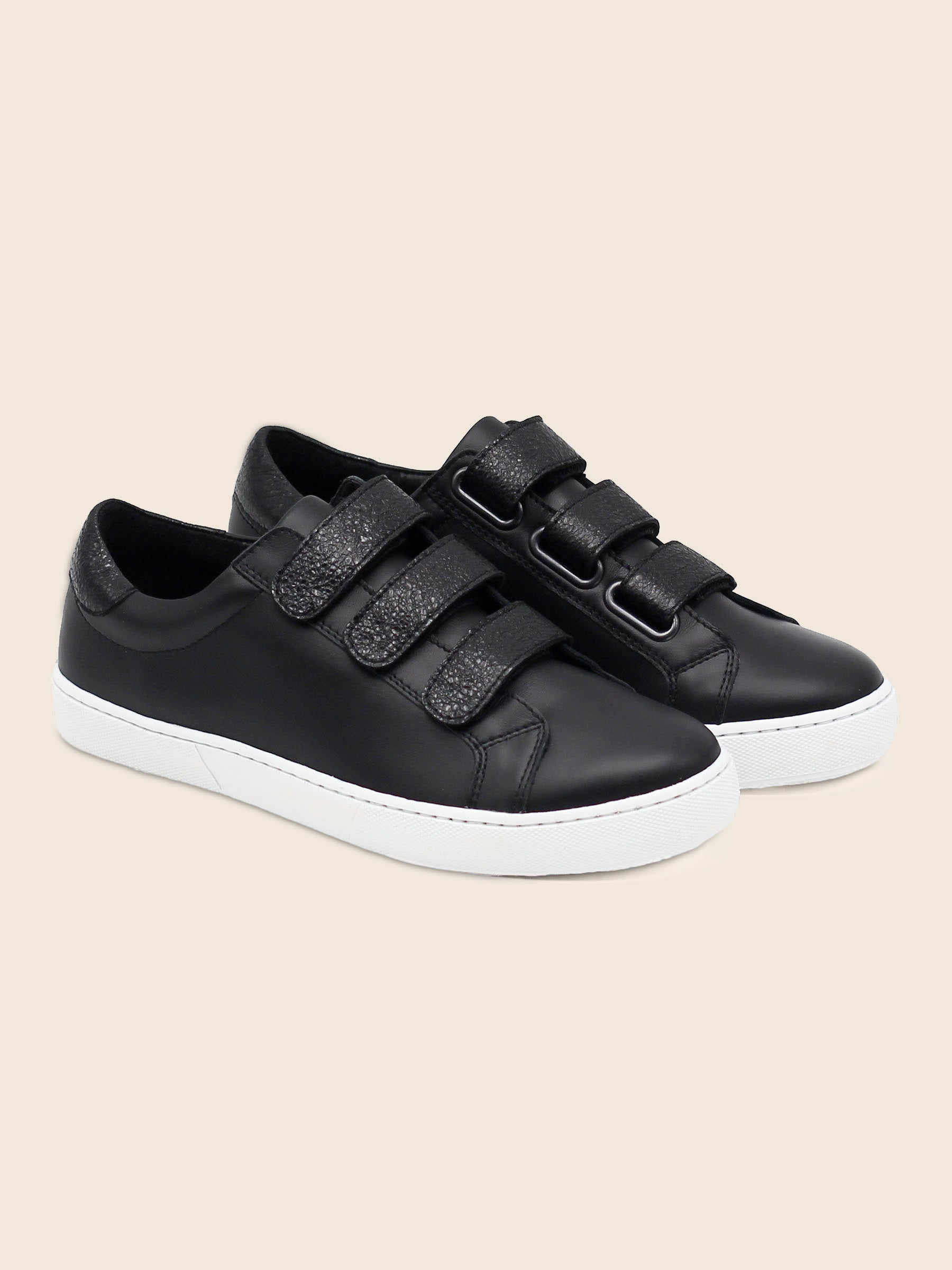 baskets scratch cuir noir jules jenn