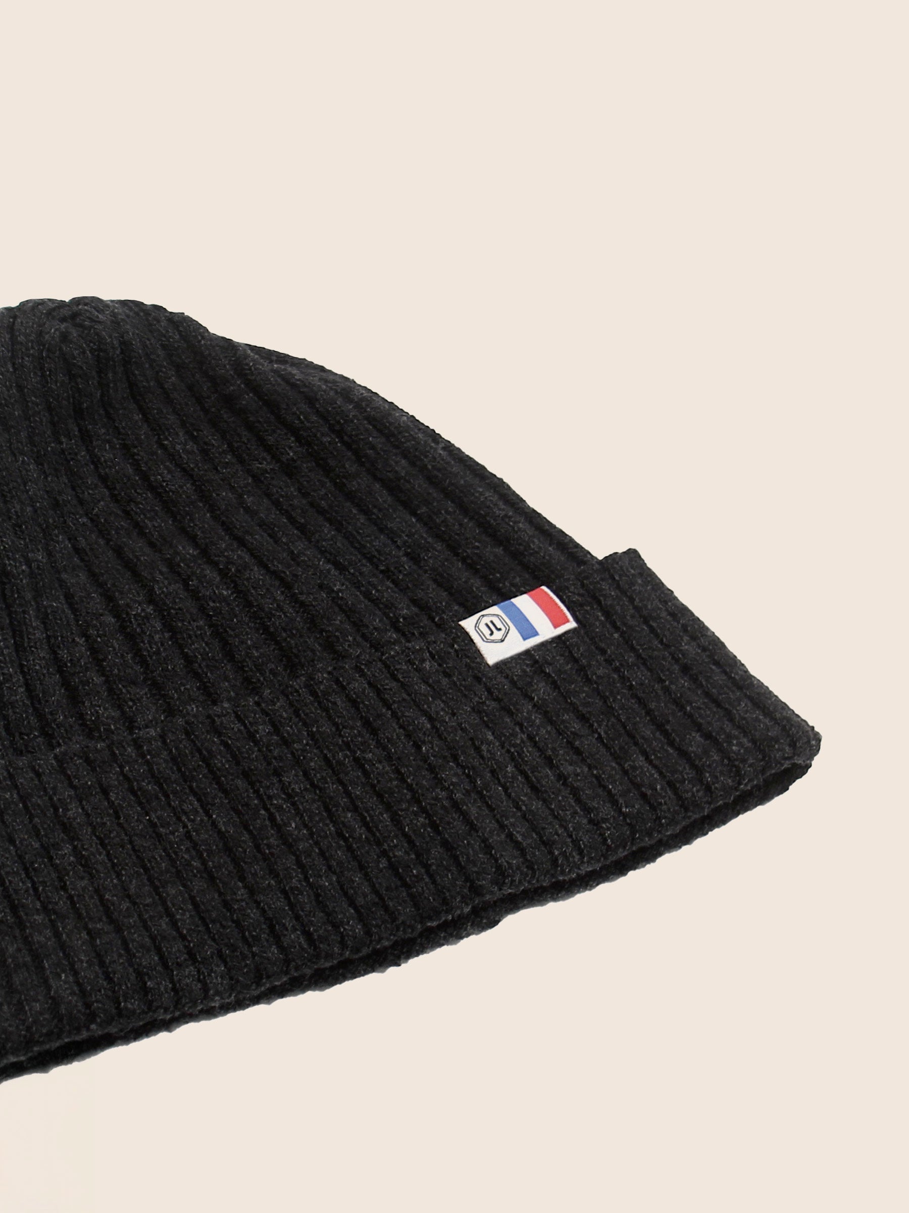 vue serree bonnet coton recycle noir jules & jenn
