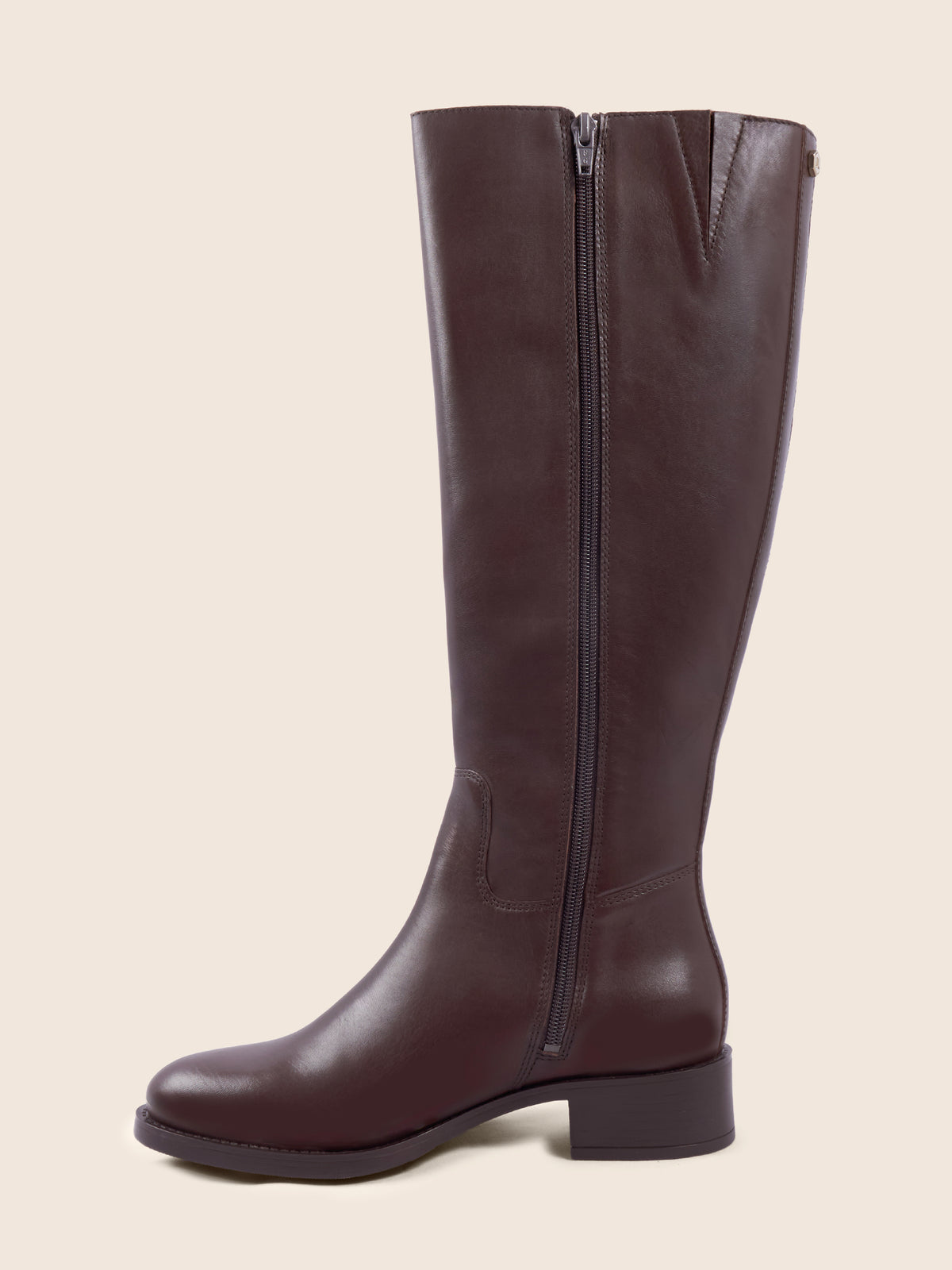 vue interieure bottes plates leonie cuir marron jules jenn