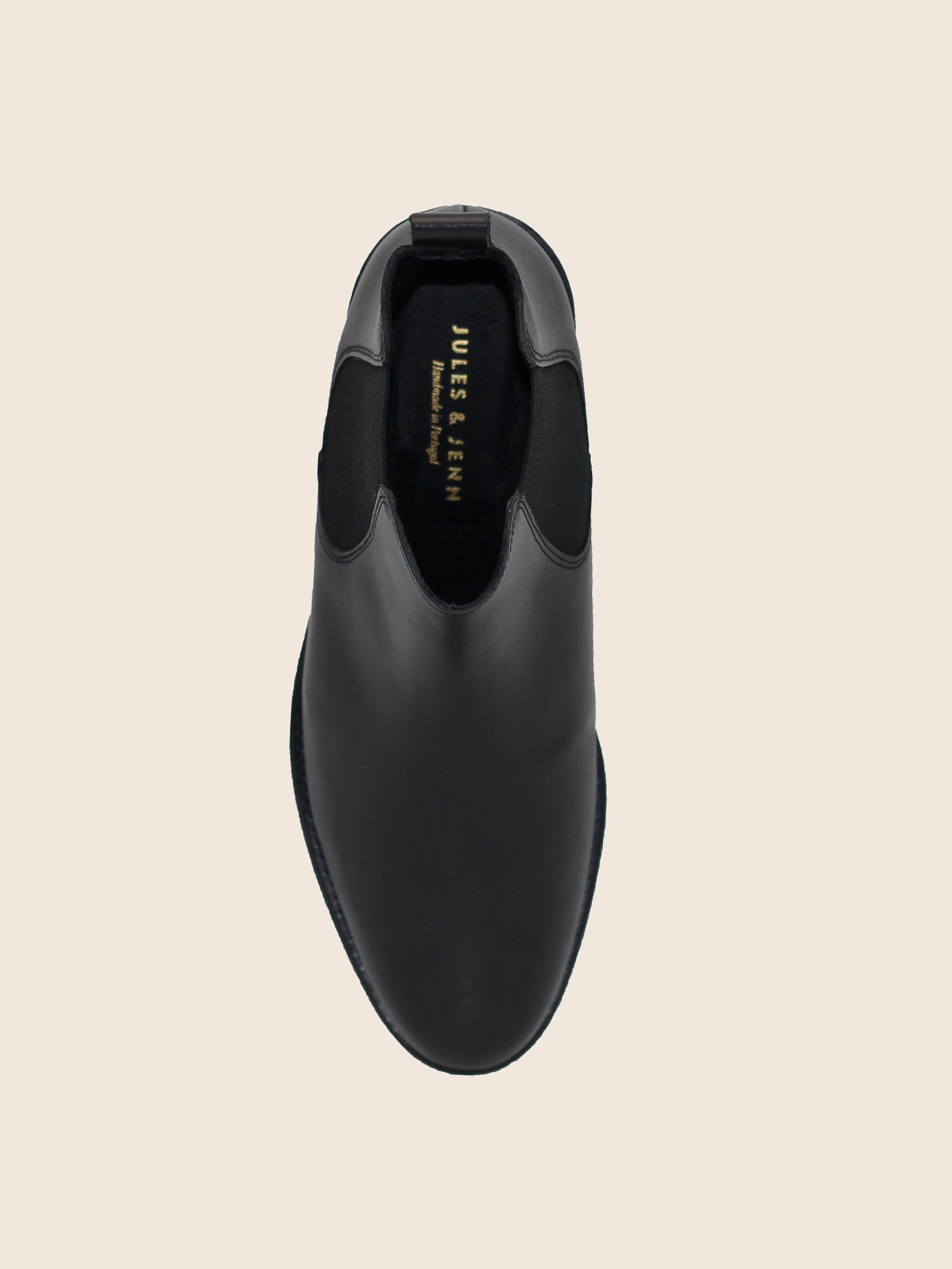 Bottines Chelsea cuir noir