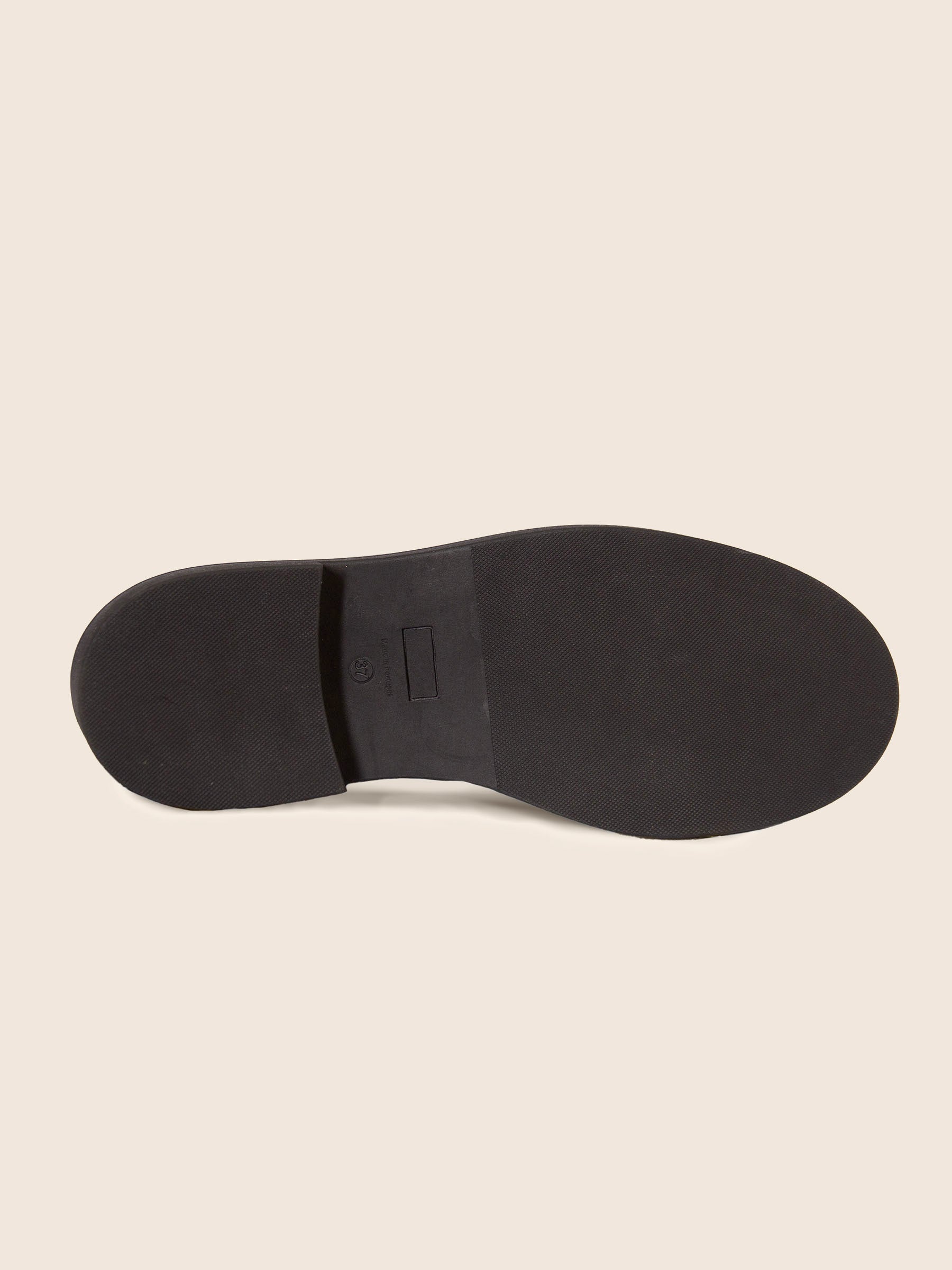 vue semelle bottines fourrees basses cuir noir jules & jenn